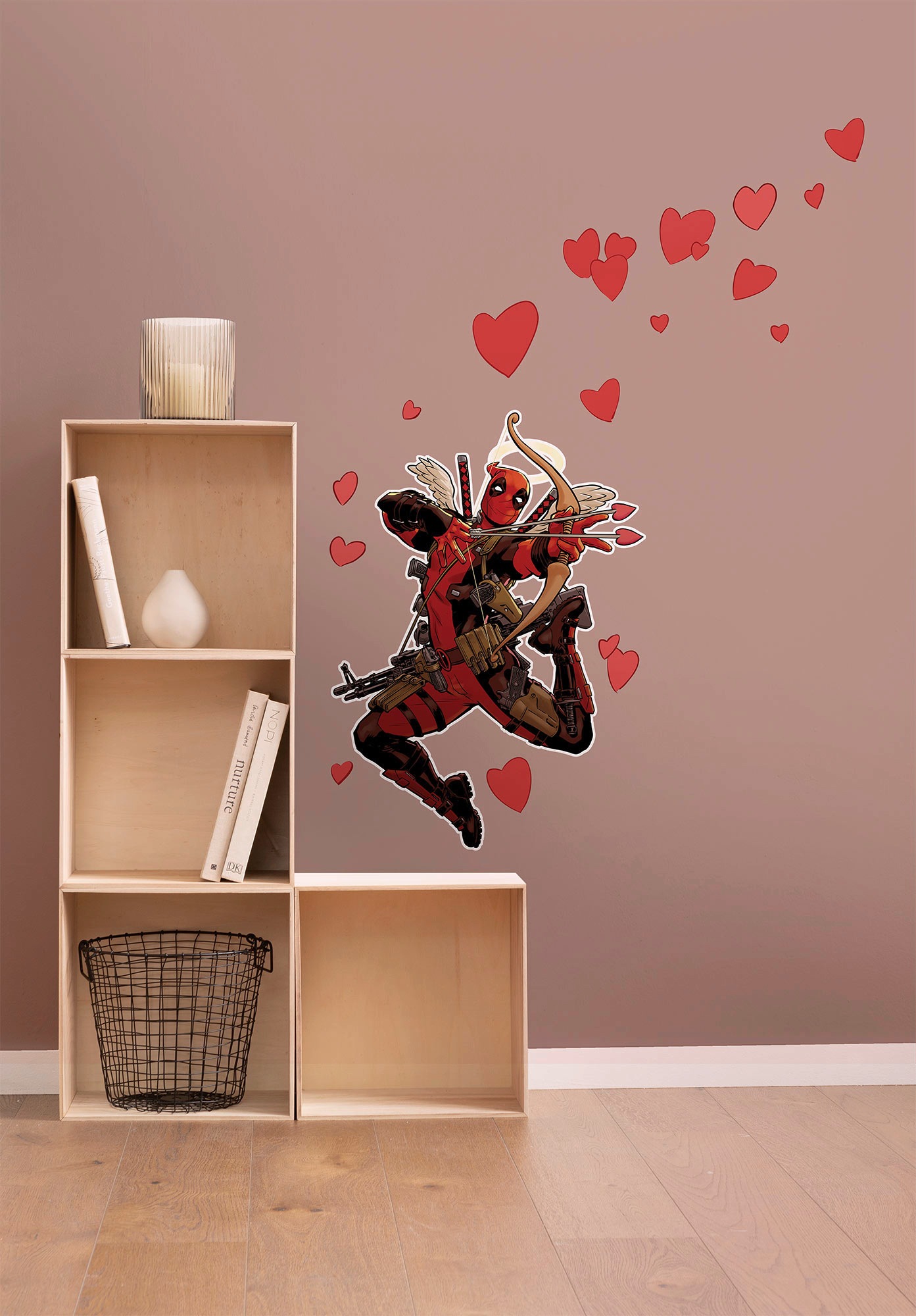 Komar Wandtattoo »Deadpool Lovepool«, (17 St.), 50x70 cm (Breite x Höhe), selbstklebendes  Wandtattoo online kaufen | mit 3 Jahren XXL Garantie | Kinderzimmer-Wandtattoos