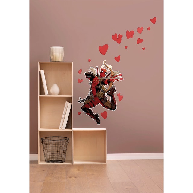 Komar Wandtattoo »Deadpool Lovepool«, (17 St.), 50x70 cm (Breite x Höhe), selbstklebendes  Wandtattoo online kaufen | mit 3 Jahren XXL Garantie