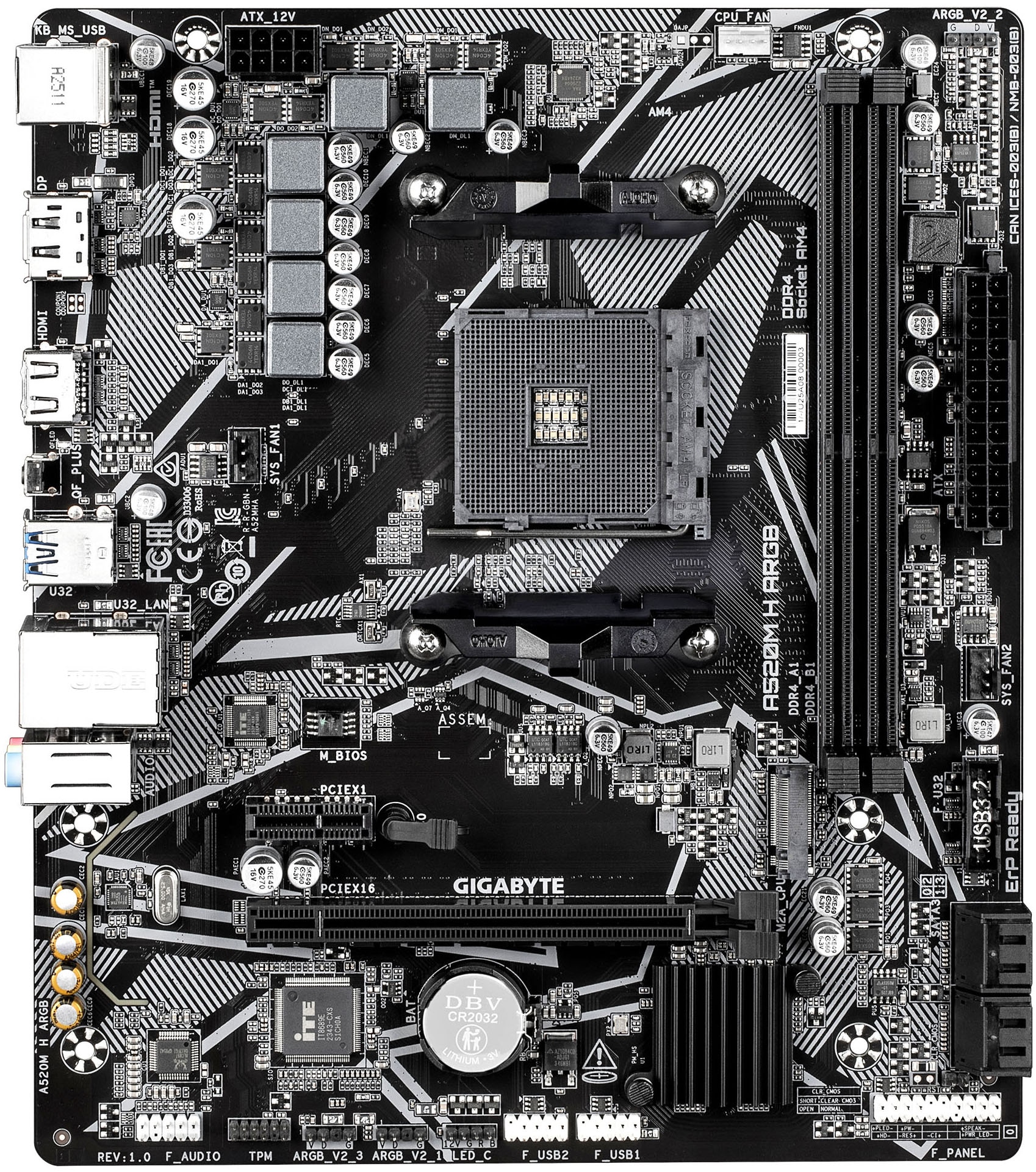 Gigabyte Mainboard »A520M H ARGB«