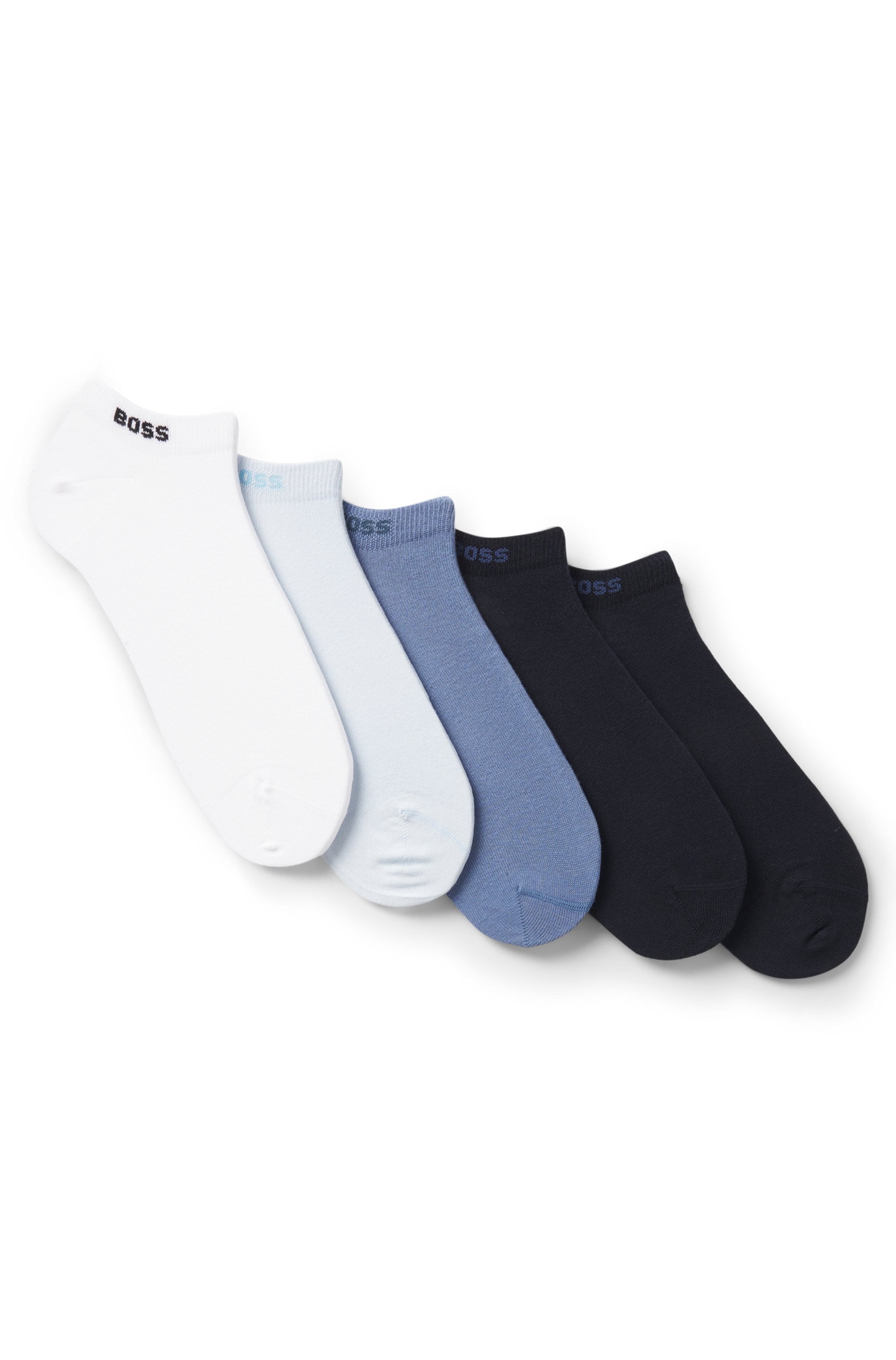 BOSS Sneakersocken »5P AS Uni CC« Packung, 5 Paar tlg. mit BOSS Label