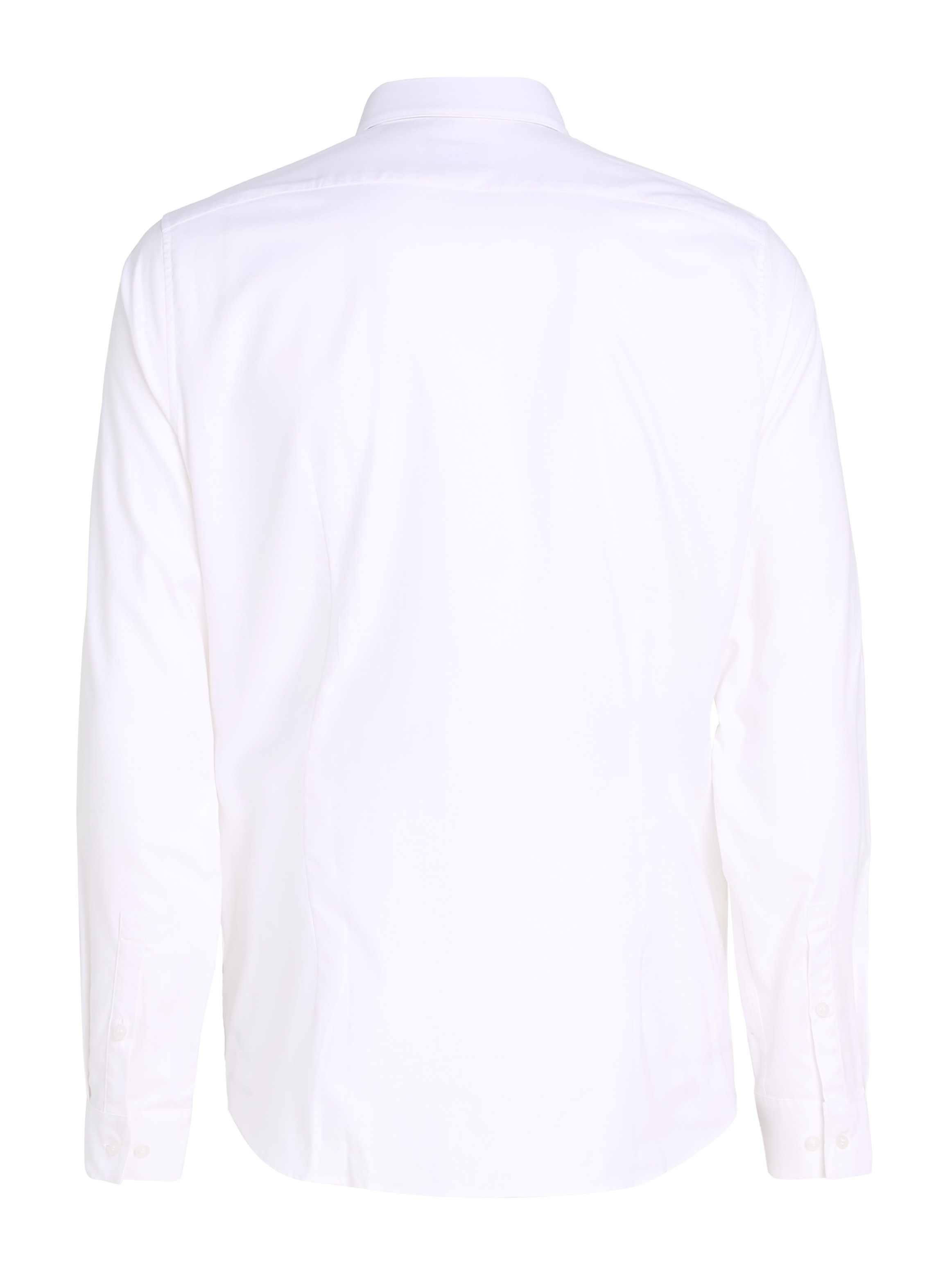 Calvin Klein Langarmhemd »OXFORD SOLID SLIM SHIRT«, mit Logoprägung