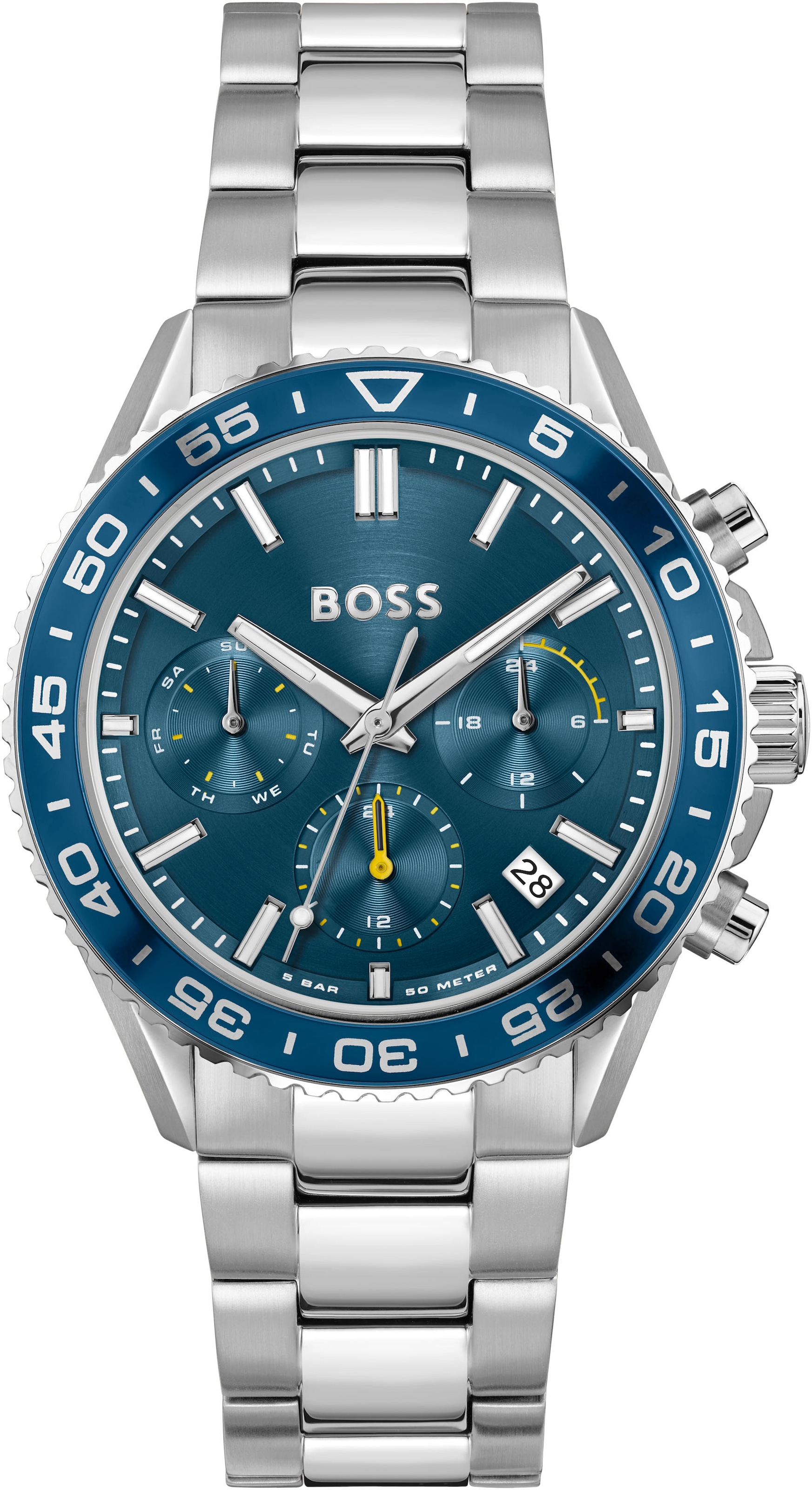 BOSS Multifunktionsuhr »RUNNER FOR HER«, Quarzuhr, Damenuhr, Armbanduhr, Datum,...