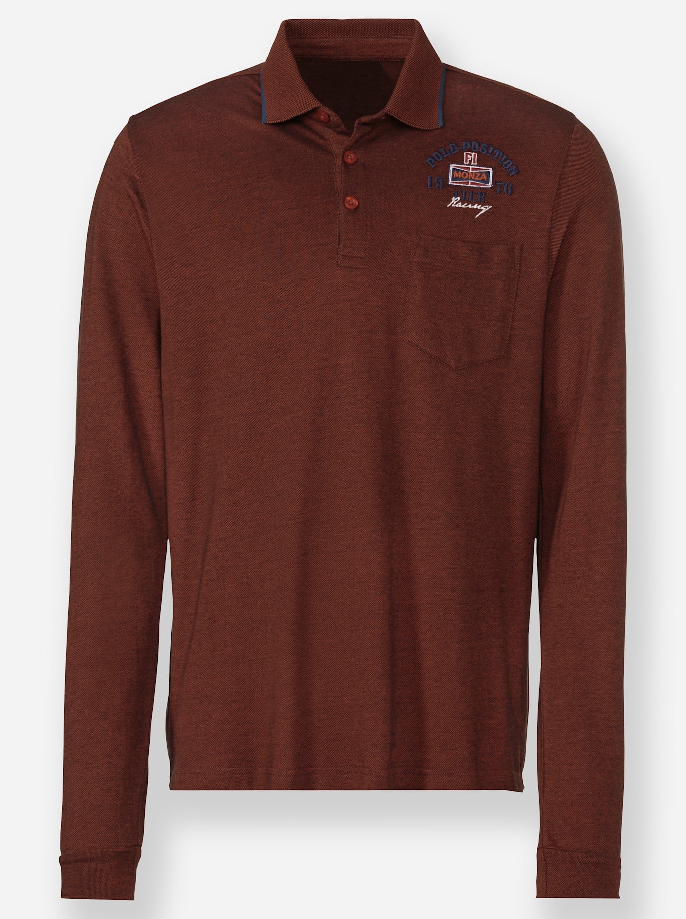 Catamaran Langarmshirt »Langarm-Poloshirt«, (1 tlg.)