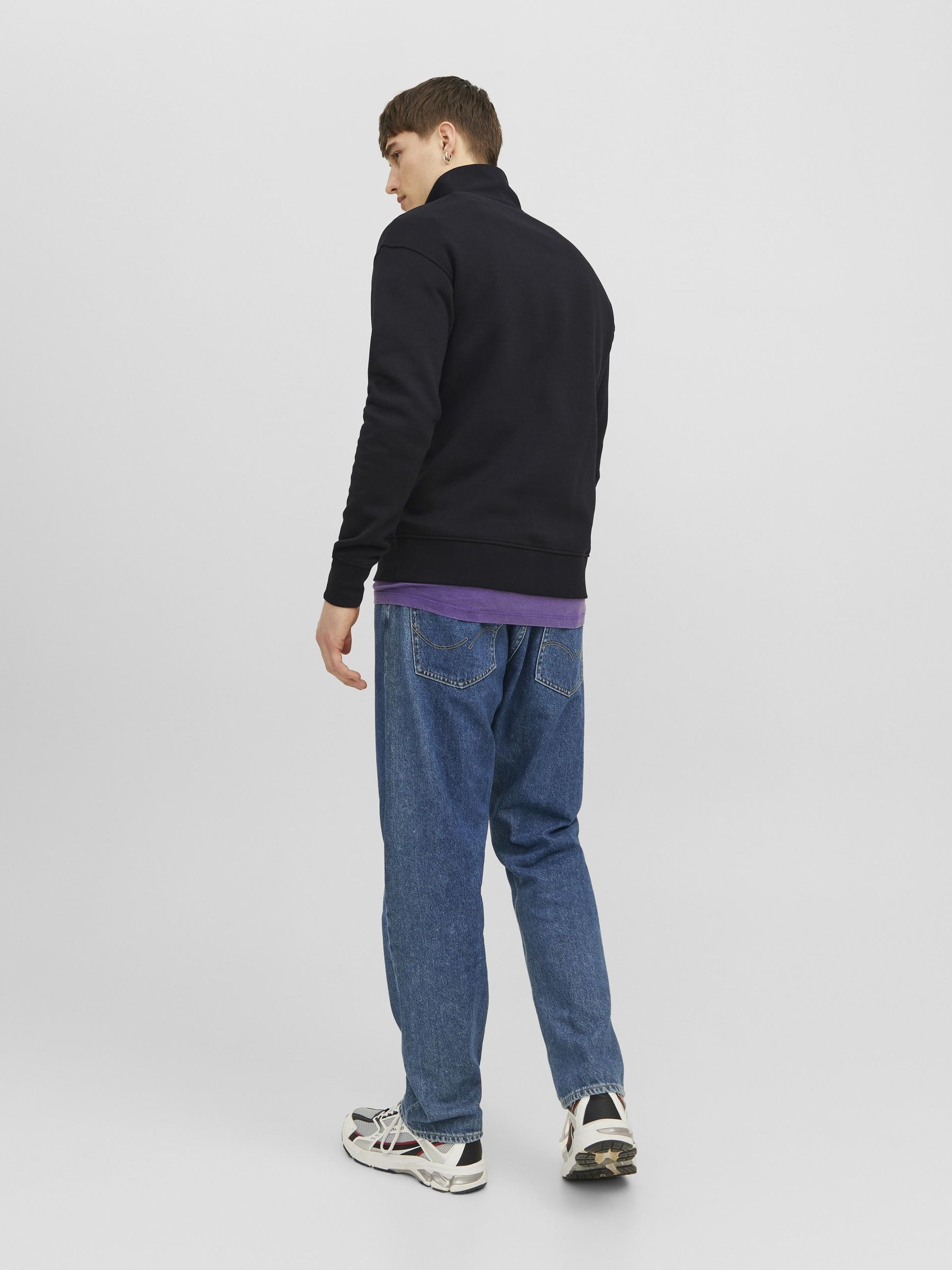 Jack & Jones Sweatshirt »JORVESTERBRO SWEAT QUARTER ZIP HN NOOS«, im Troyer-Look
