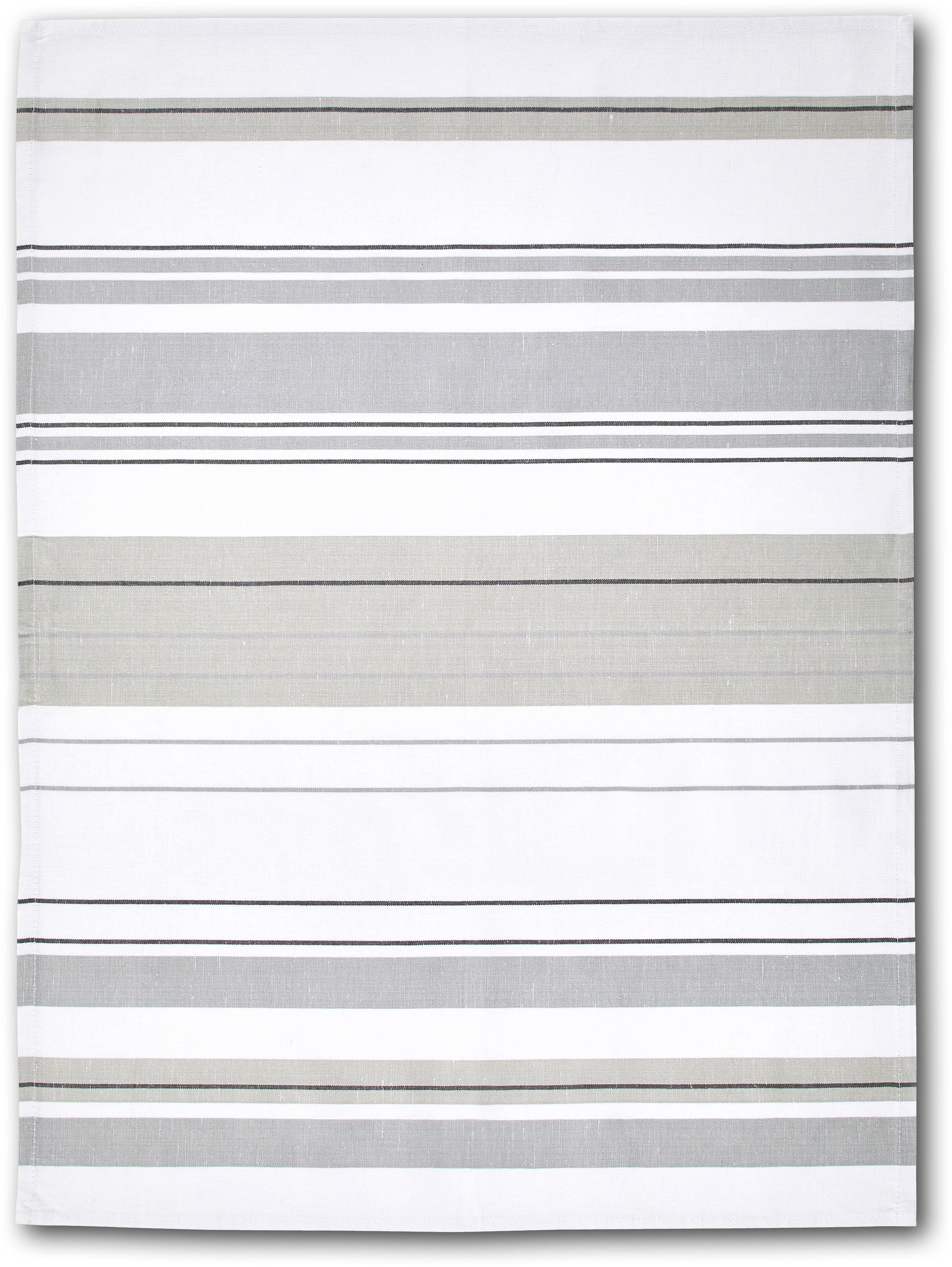 Dyckhoff Geschirrtuch »Streifenvielfalt«, (Set, 3 tlg.), 55 % Baumwolle, 45 % Leinen, saugfähig und fusselarm, 50x70 cm