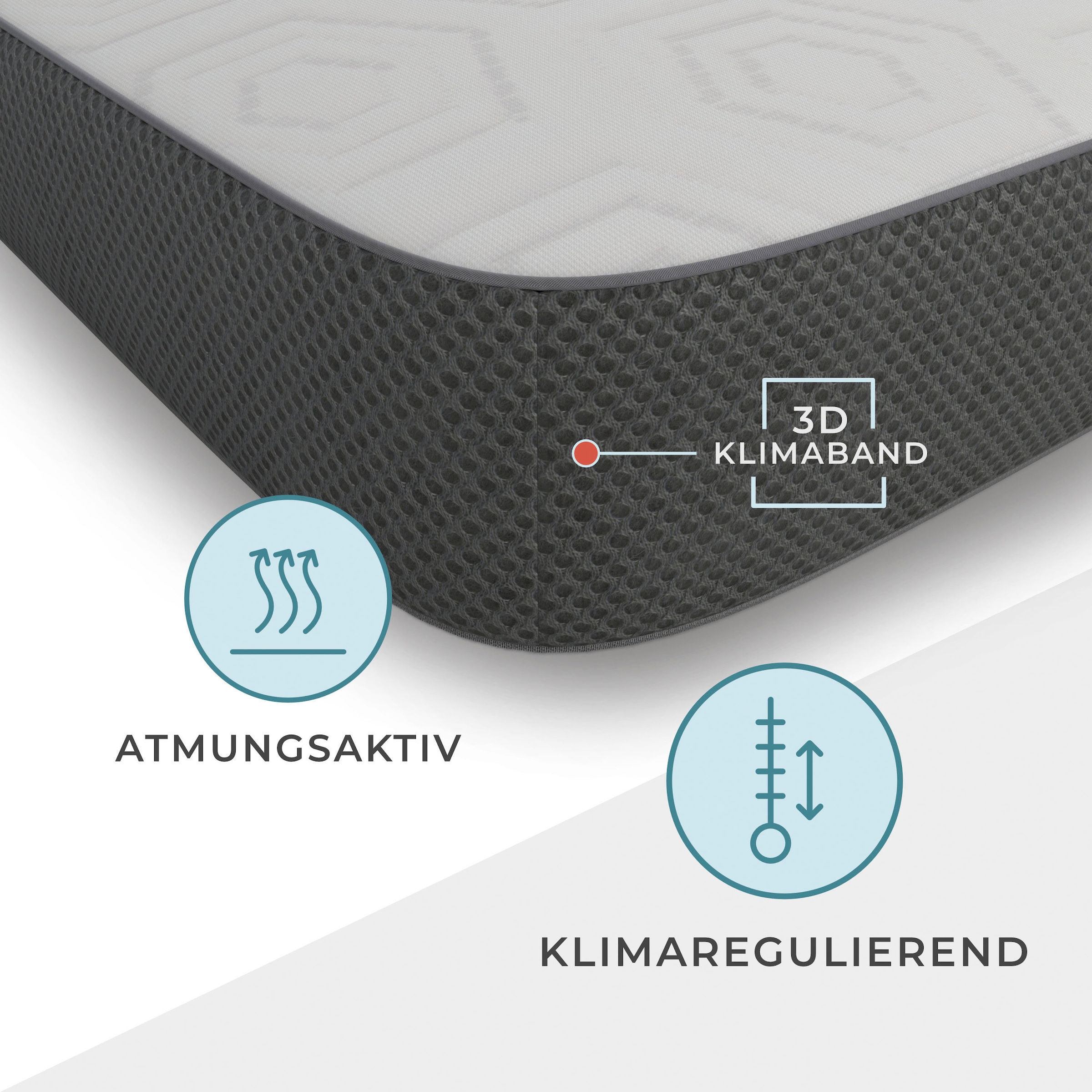 Jekatex Topper »MULTIFLEX 3-Zonen Komfort«, (1 St.), für Aufwertung deiner Matratze