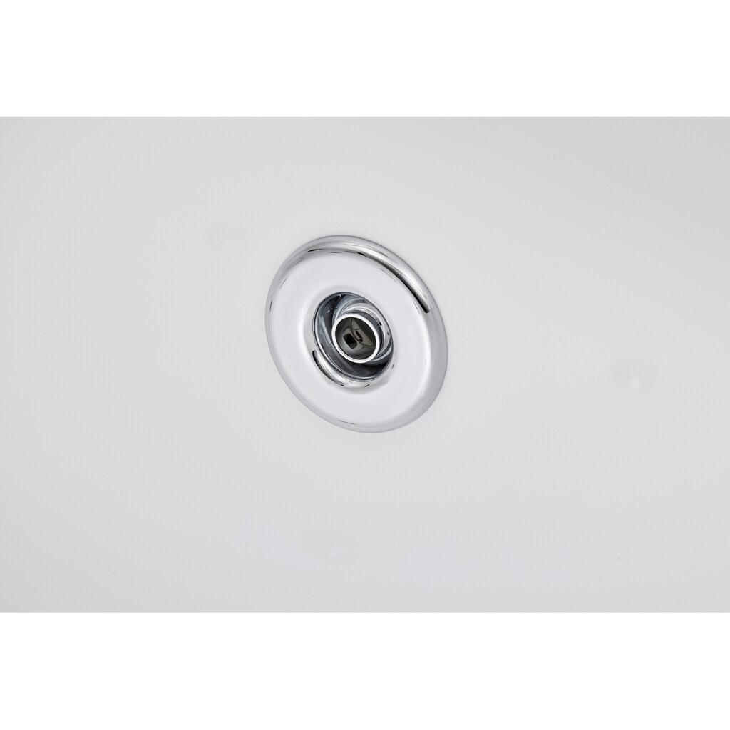 OTTOFOND Whirlpool-Badewanne »Laguna«, (Komplett-Set, 1 tlg.), Typ 1, chrom