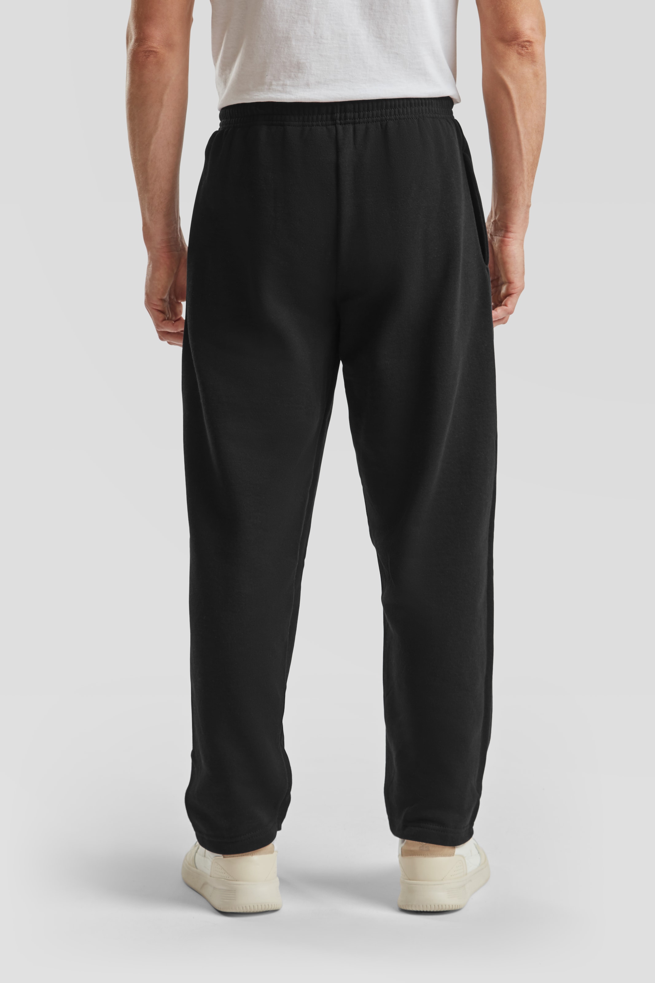 Fruit of the Loom Sweathose  Jogger mit offenem Beinabschluss