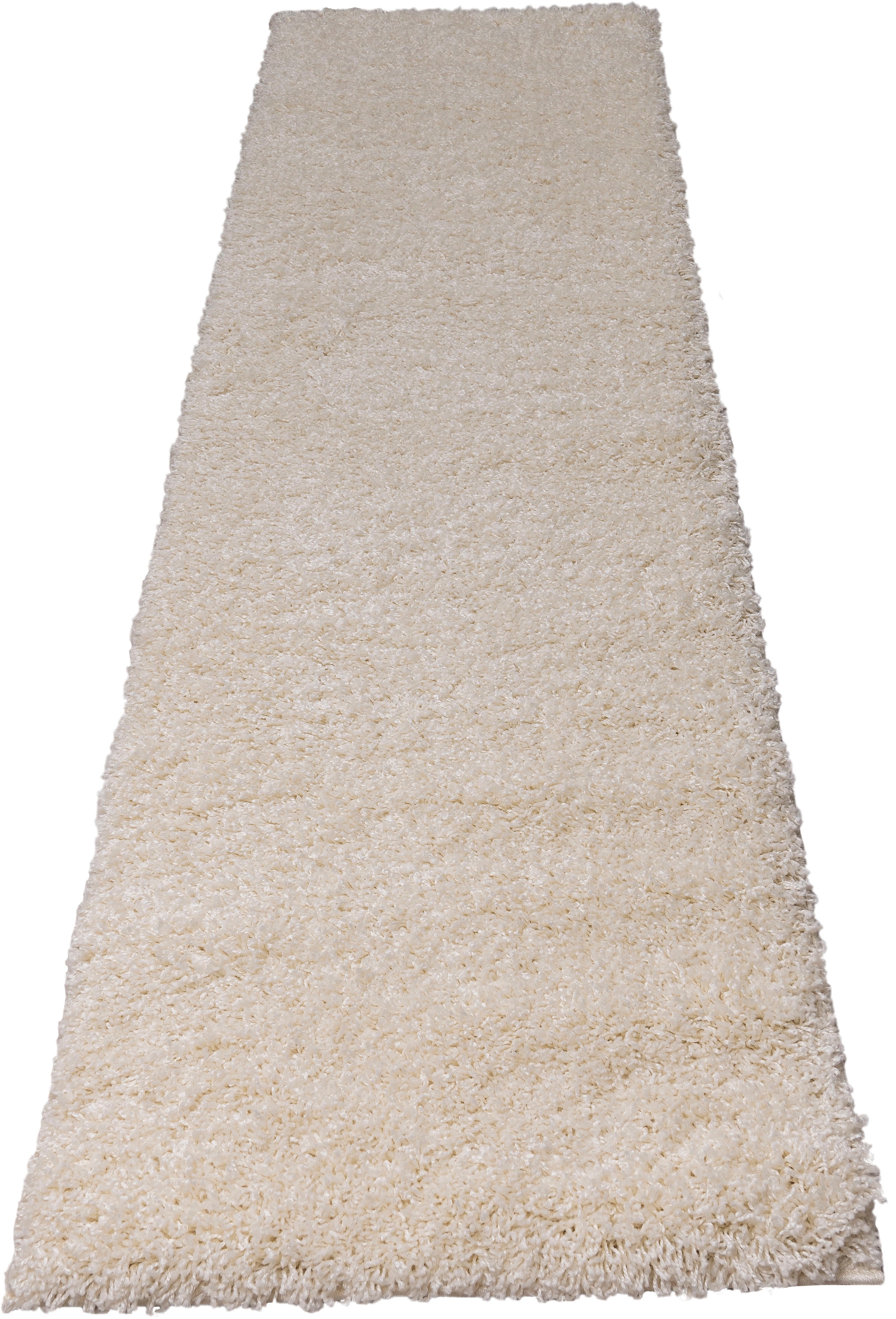 Bruno Banani Läufer »Shaggy Soft«, rechteckig, 30 mm Höhe, Läufer, Brücke, gewebt, Uni-Farben, besonders weich