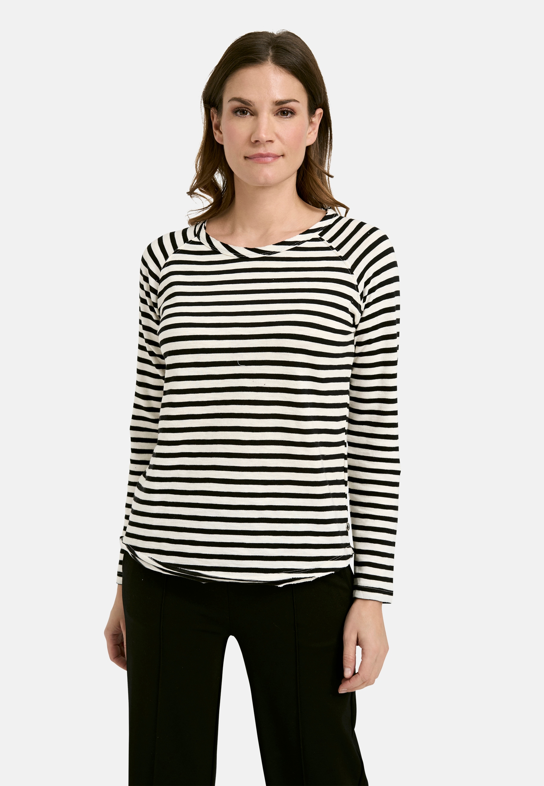 Smith & Soul Langarmshirt aus Baumwolle, Rundhals