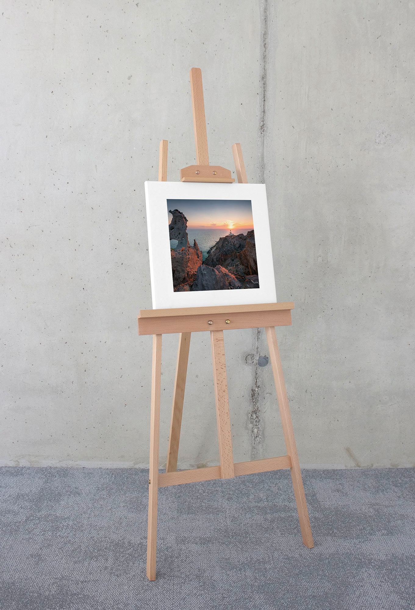 Komar Leinwandbild »Northern Light - Größe 40 x 30 cm«, Baum-Blätter-Natur-Berge-Blumen-Foto-Jahreszeiten-Landschaft-Meer-Strand-Palmen, (Packung, 1 St.), Keilrahmenbild mi Echtholzrahmen
