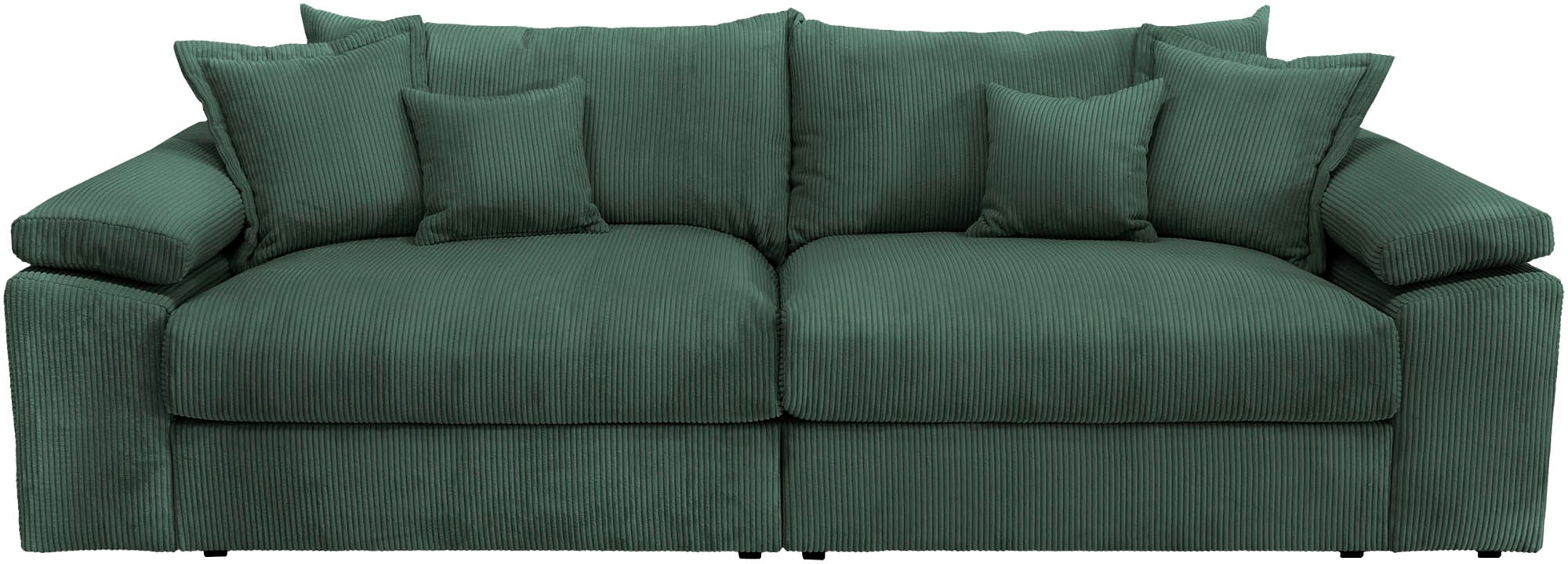 Home affaire Big-Sofa »Soft&Cosy XL - Breite 246 cm«, Mega-Sofa, in Cord, Federkern-Polsterung