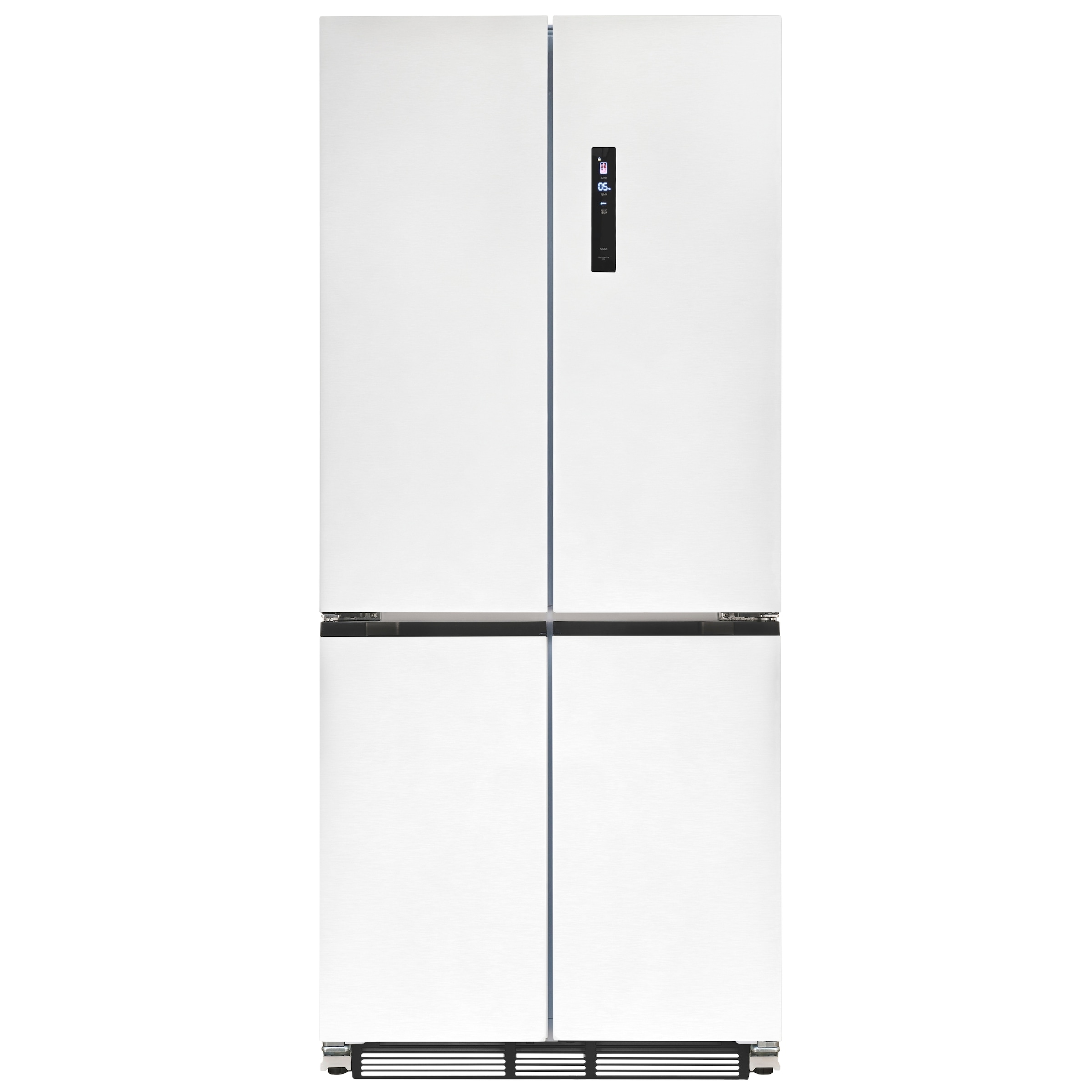 exquisit Multi Door »EMD470-170-200E inoxlook-weiss« 193 cm hoch 84 cm breit Nie mehr abtauen – No-Frost & Umluft für perfekte Kühlung