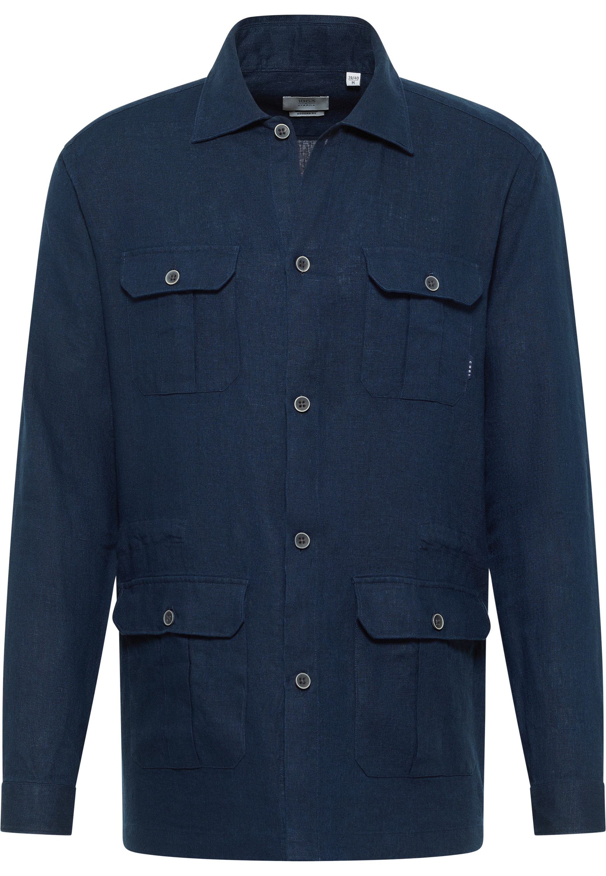 Eterna Langarmhemd »MODERN FIT« EASY IRON (bügelleicht)