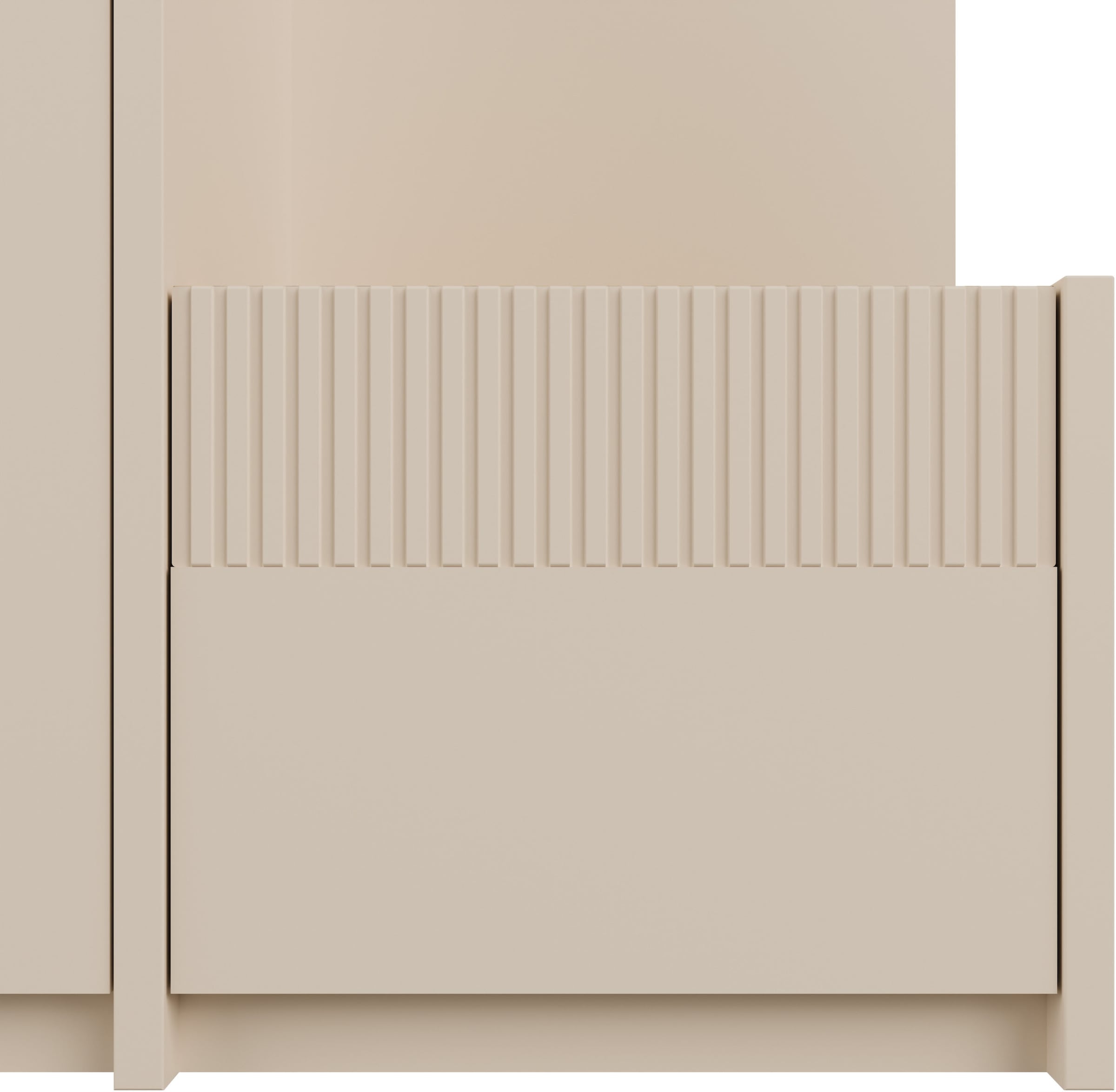 FORTE Kompaktgarderobe »Oak Squere«, B/H/T 108,4 /195,9/41,7 cm Spiegel, Haken, Kleiderstange