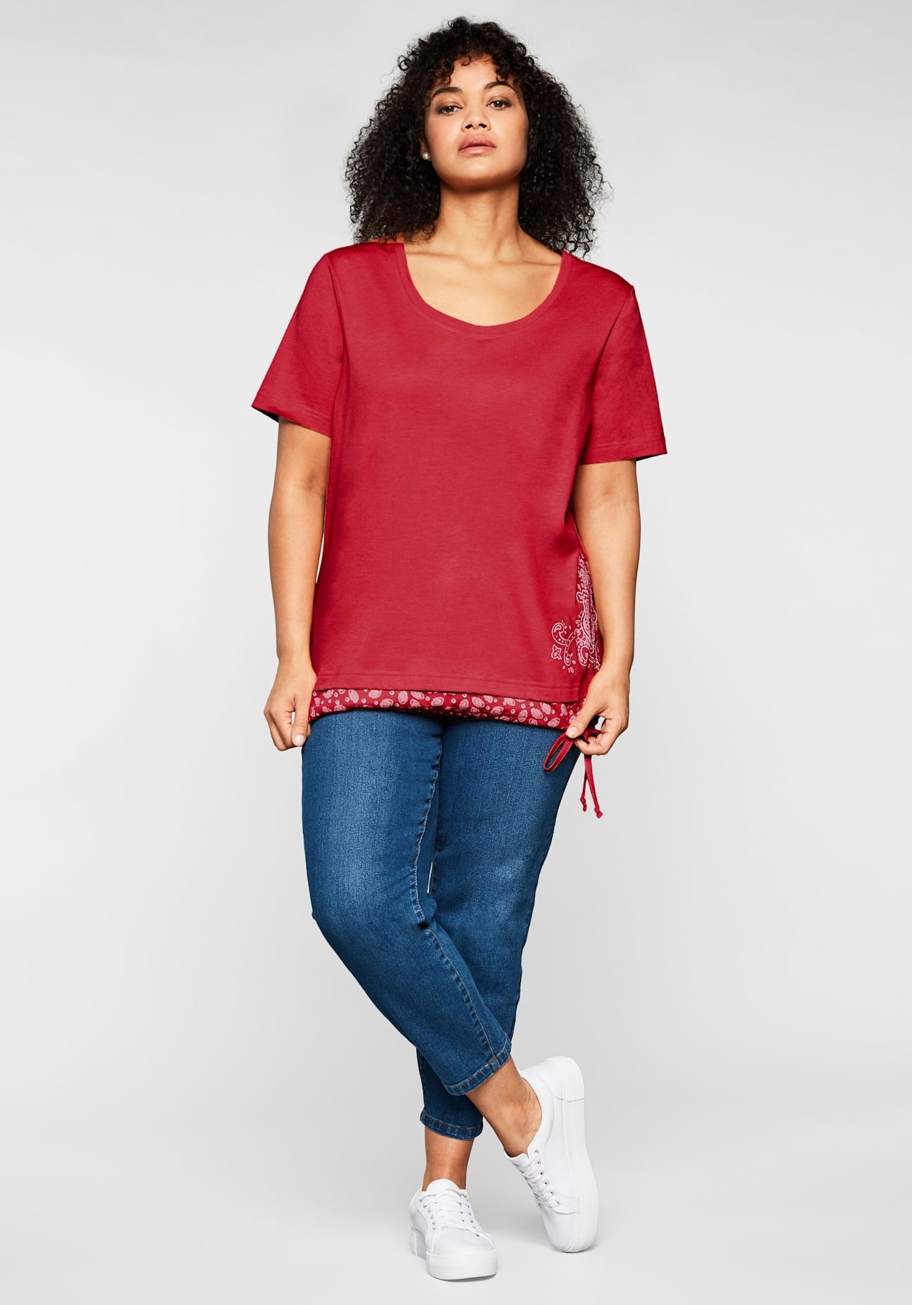 Sheego T-Shirt »T-Shirt«, (1 tlg.)