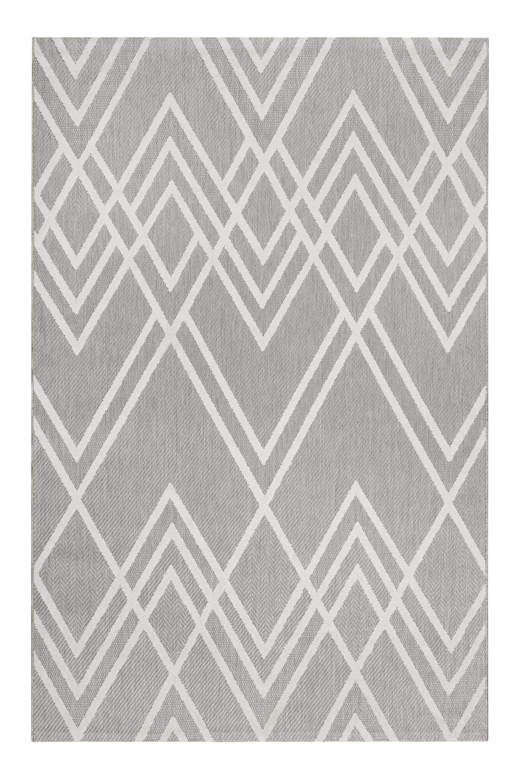 Esprit Outdoorteppich »Rave,  ESP-54228«, rechteckig, 6 mm Höhe, mit Hoch-Tief-Effekt, Rauten-Design, modern, robust, Terrasse, Küche
