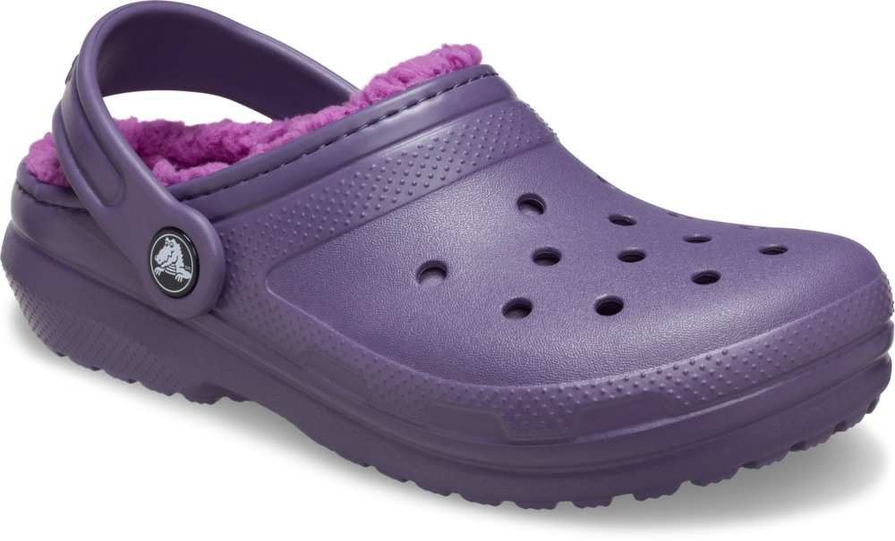 Crocs Clog »Kids Classic Lined Clog«, Hausschuh, Pantoffel, Schlappen mit Warmfutter