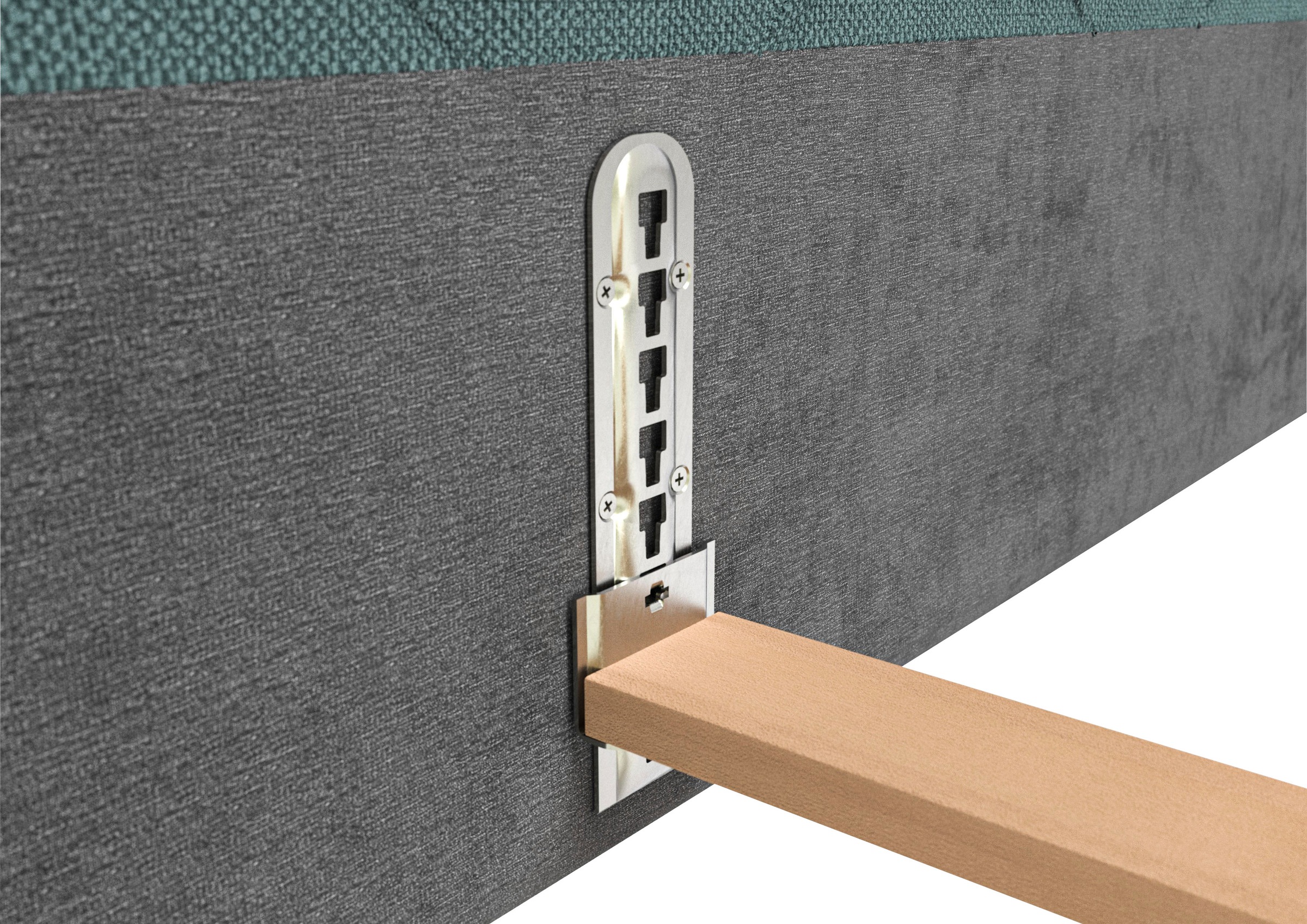 Leonique Polsterbett »Maxime, in 4 Breiten bis 200cm, auch in Leder« Kopfteilhöhe 143 cm, belastbar bis 280 kg, auch in Überlänge 220cm