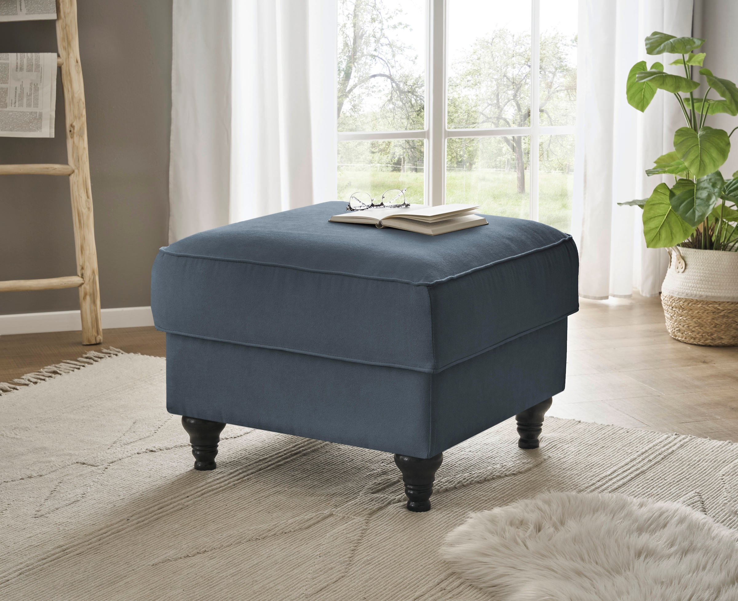 Home affaire Hocker »WESTMINSTER«, mit Federkern-Polsterung