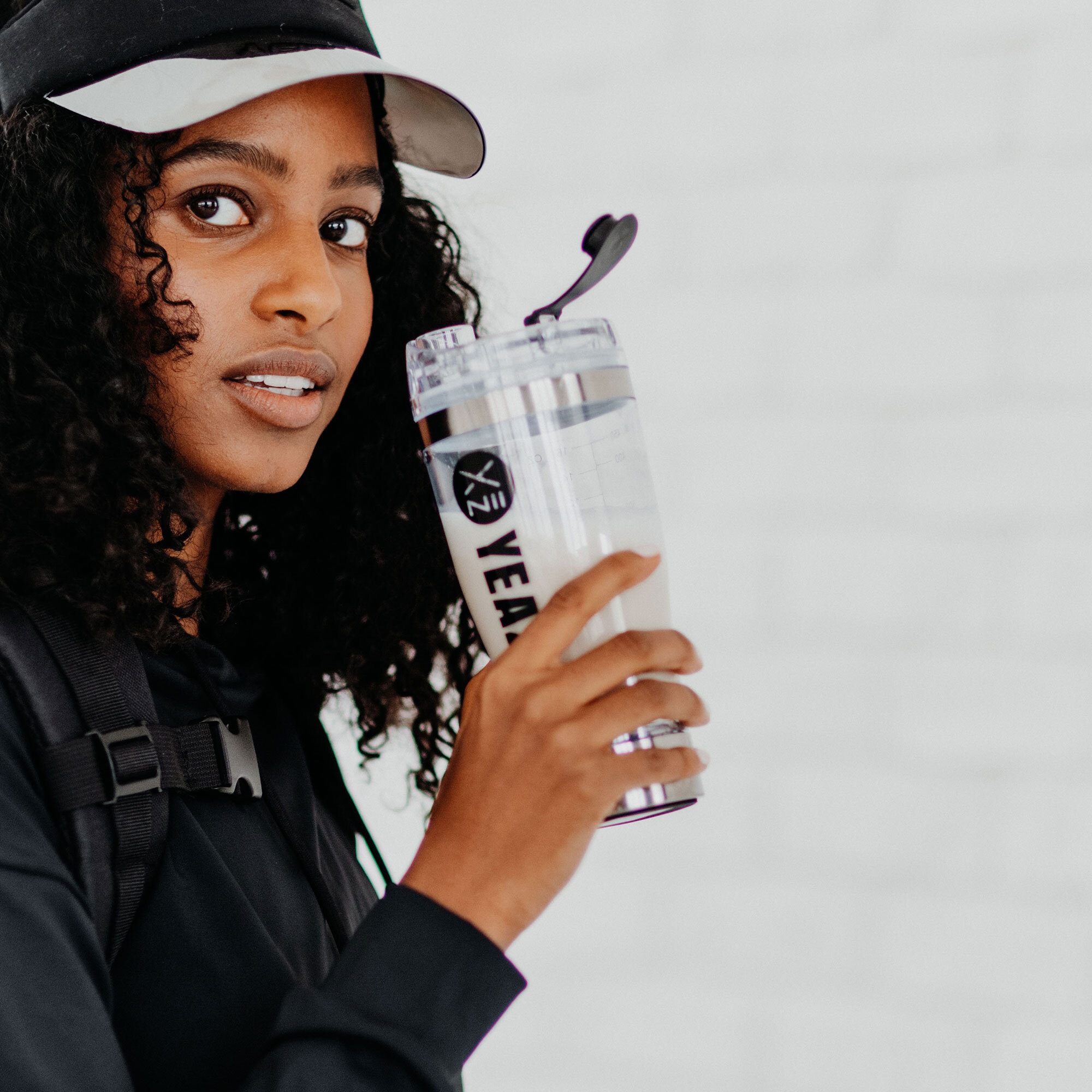 YEAZ Trinkflasche »Elektrischer Mixer USB 450ml CYCLONE«