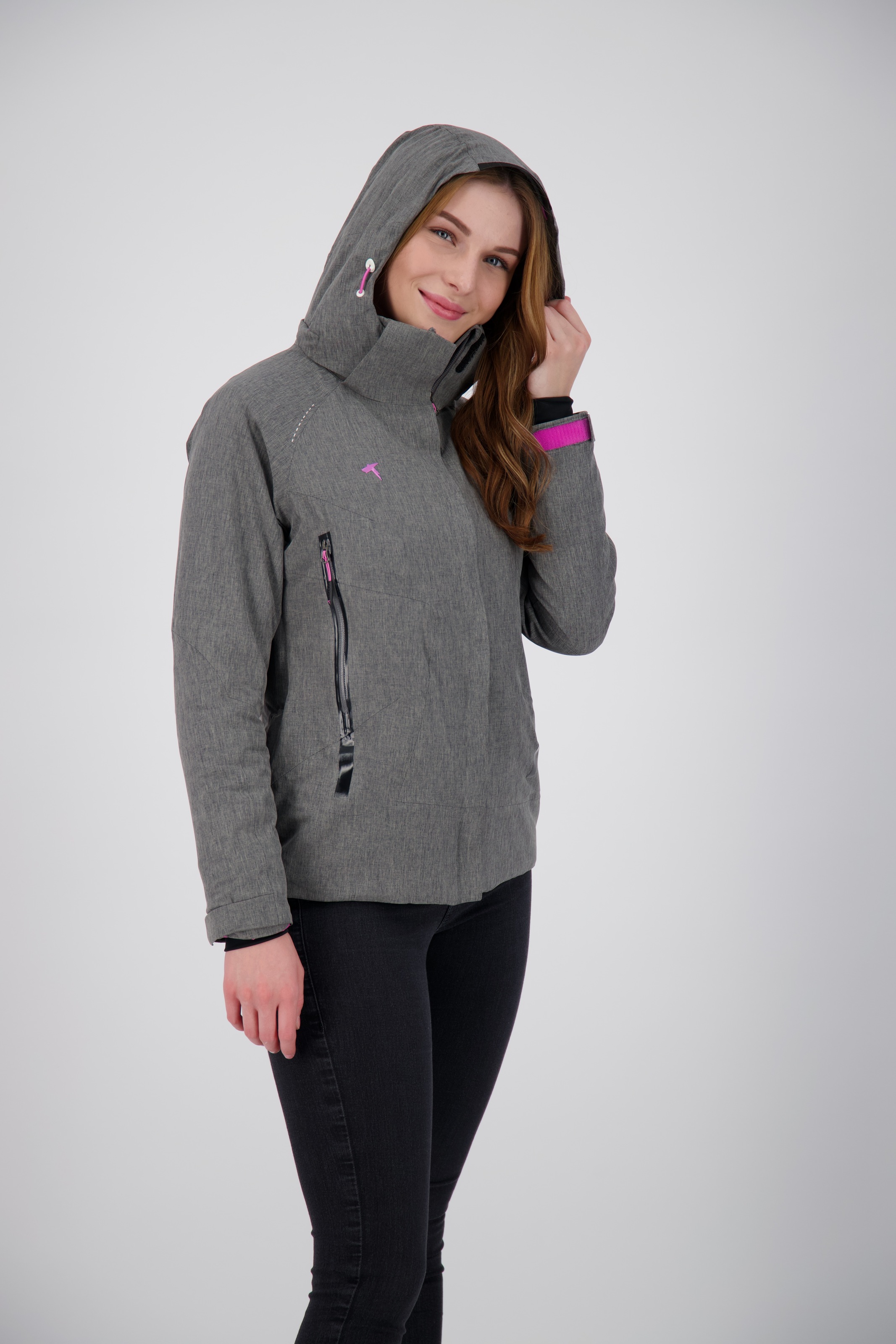 DEPROC Active Winterjacke »CALGARY WINTER Women«, weiche Skijacke in sportlicher Optik
