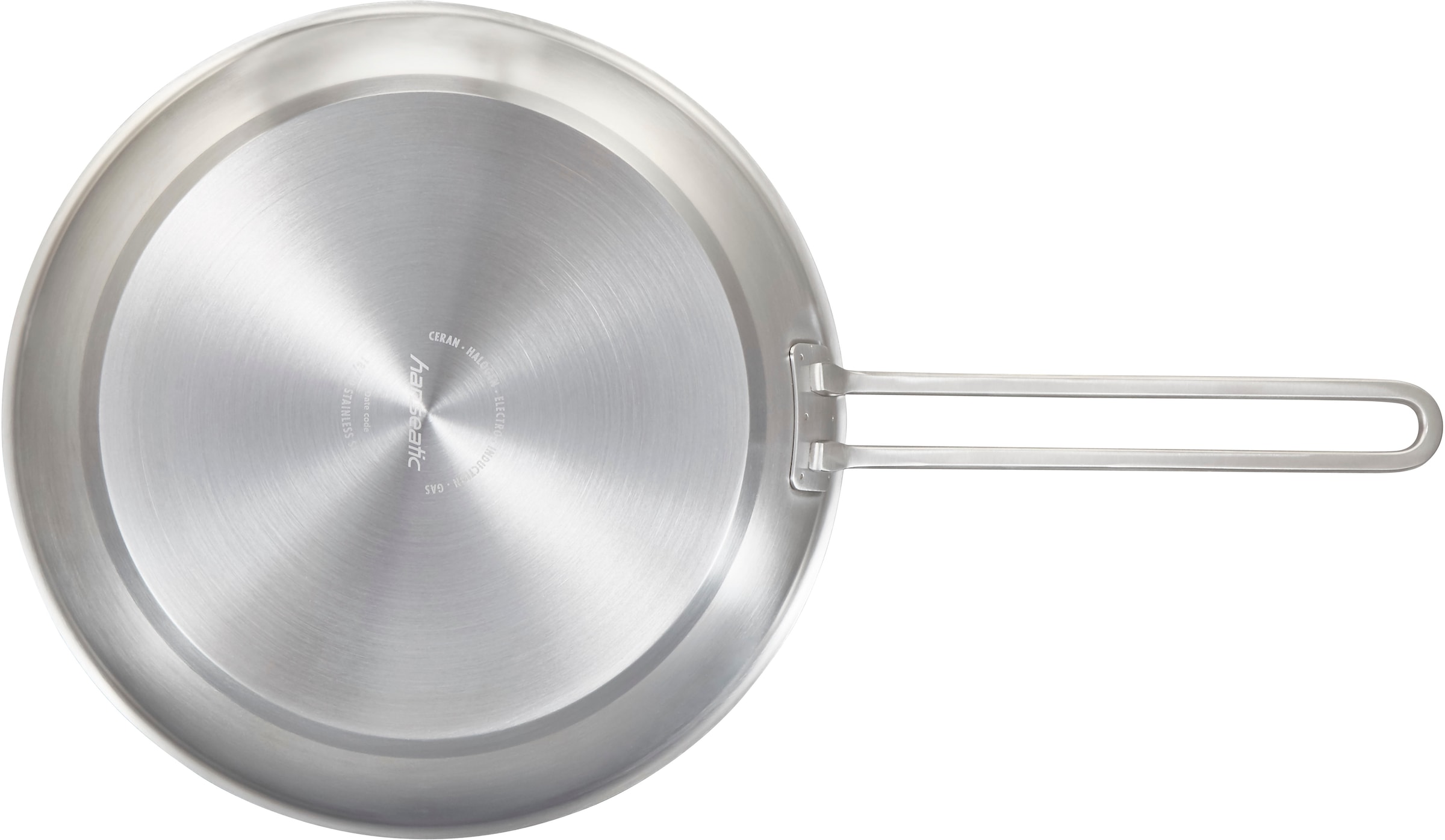 Hanseatic Pfannen-Set »DAILY« Edelstahl 18/10 Set, 1x Pfanne Ø 20 cm, 24 cm und 28 cm, 3 Stk. tlg. Bratpfannen mit Antihaftbeschichtung, für alle Herdarten, Induktion