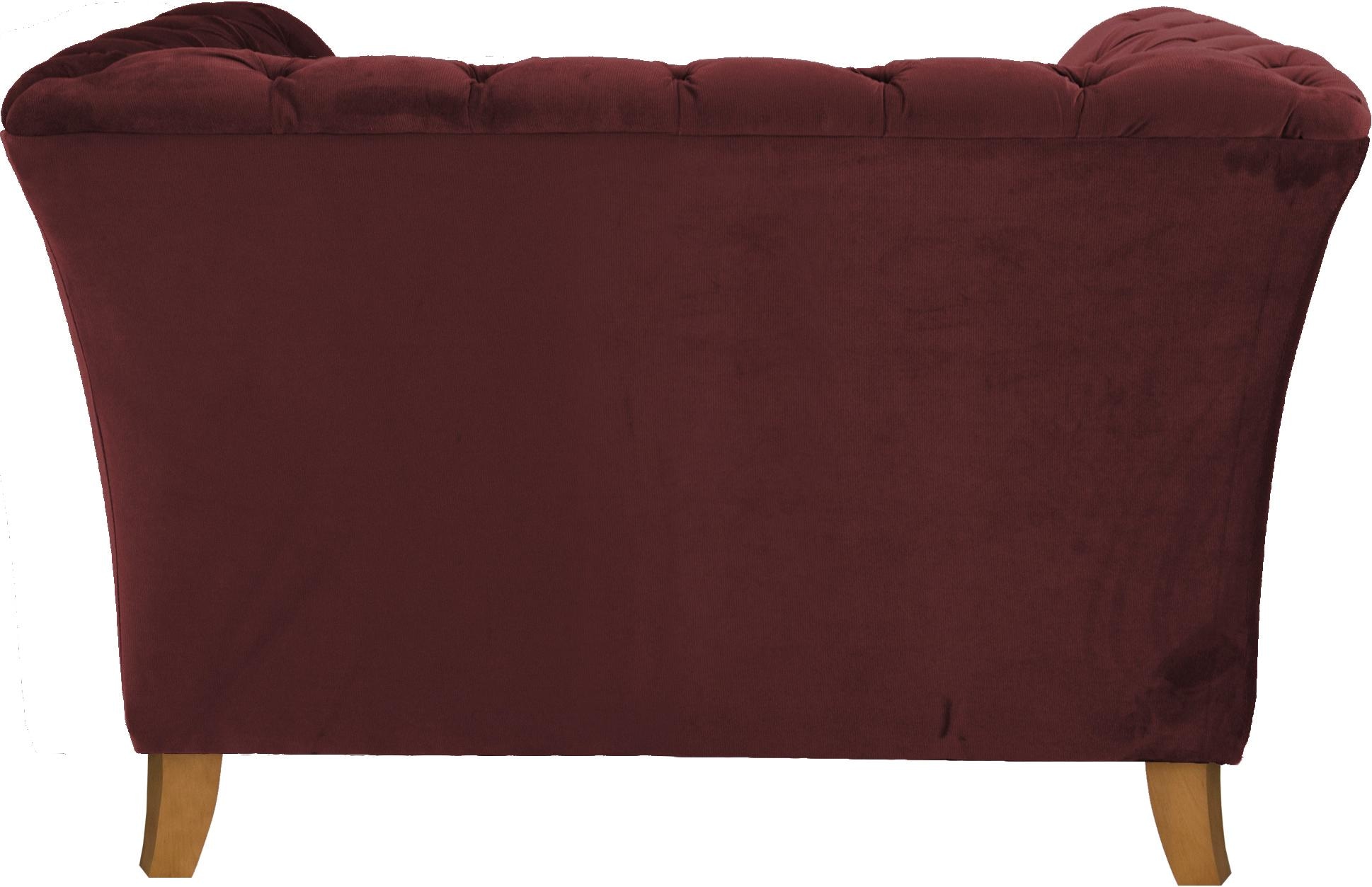 Home affaire Sessel »Newport modernes Chesterfield«, mit Knopfheftung im Rücken, Keder und feinen Armlehnen