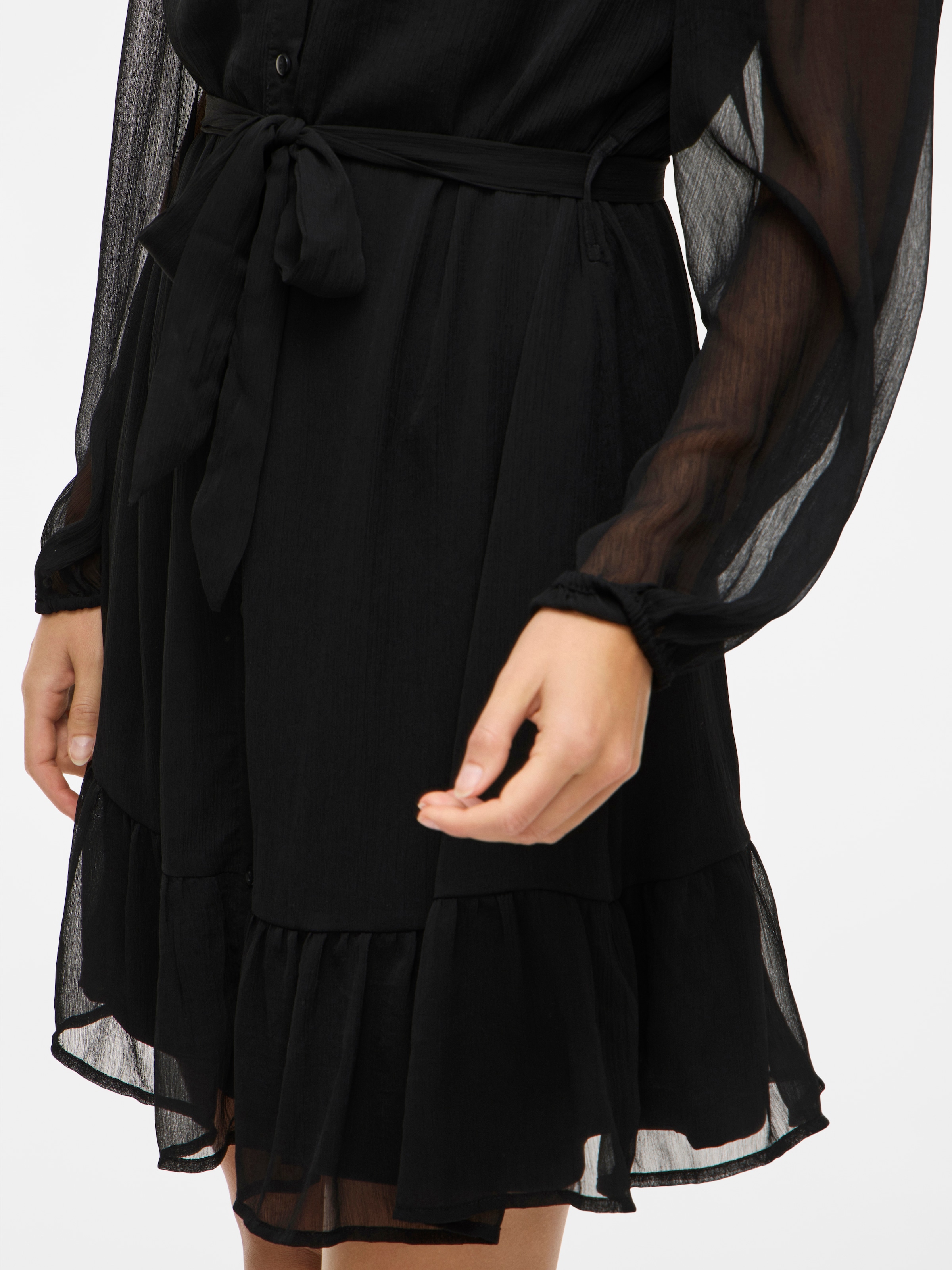 Vila Chiffonkleid »VIFALIA L/S DRESS - NOOS«, Sommerkleid