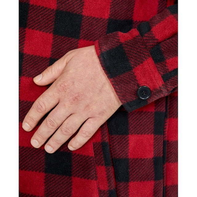 Northern Country Flanellhemd, (als Jacke offen oder Hemd zugeknöpft zu  tragen), warm gefüttert, mit 5 Taschen, mit verlängertem Rücken,  Flanellstoff bei ♕