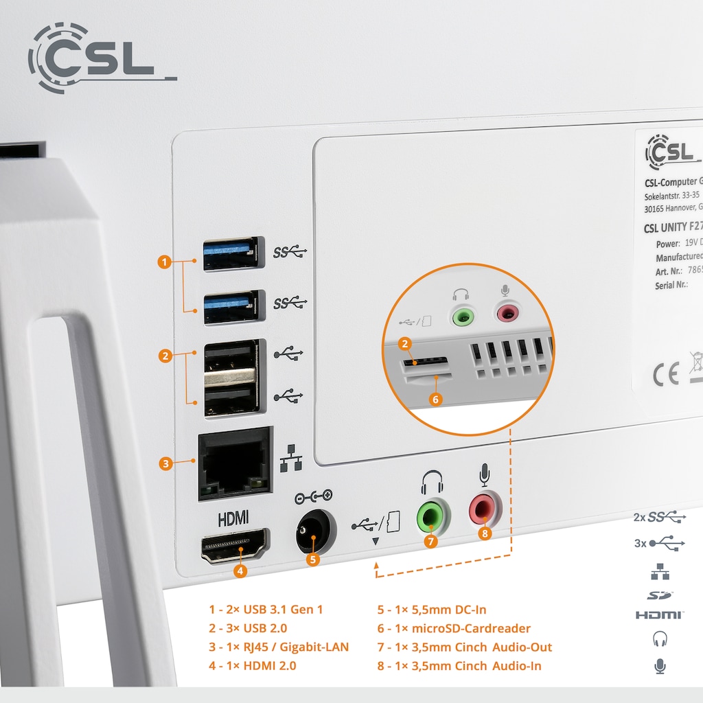 CSL All-in-One PC »Unity F27-JLS«