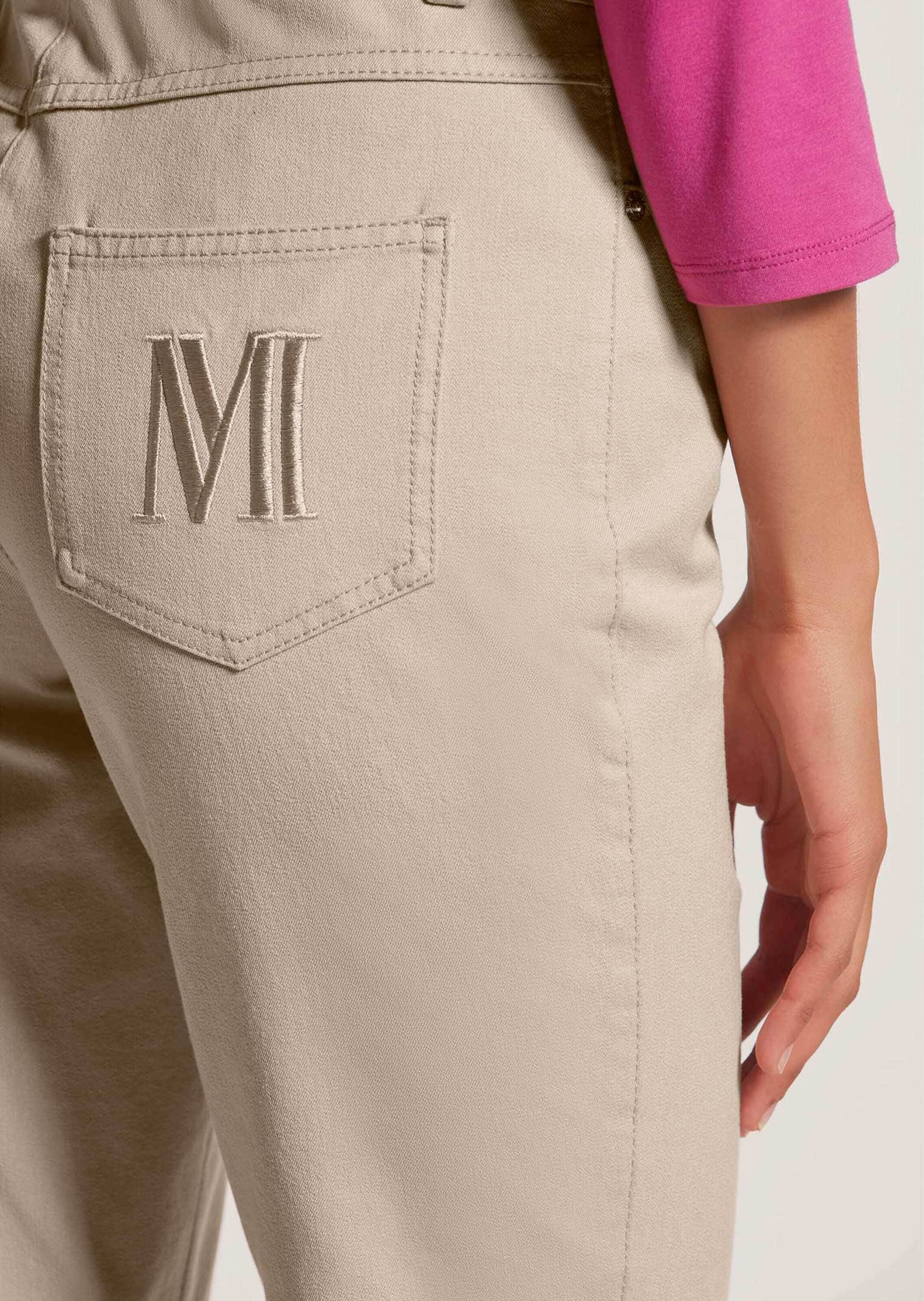 MADELEINE Regular-fit-Jeans »Jeans M-Jeans in gerader Form mit Logo-Stickerei«