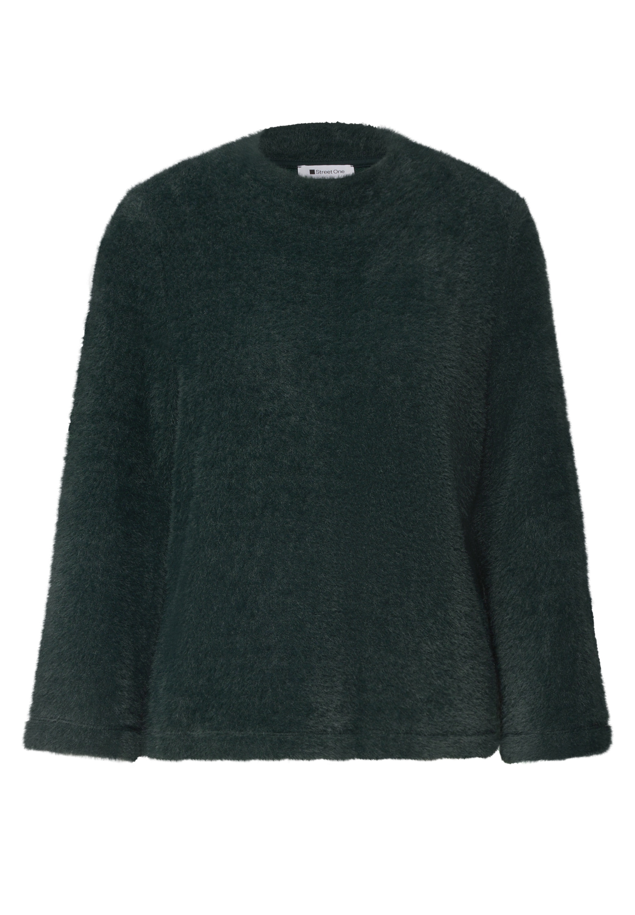 STREET ONE 3/4 Arm-Pullover Kuschel-Shirt mit Turtle Neck