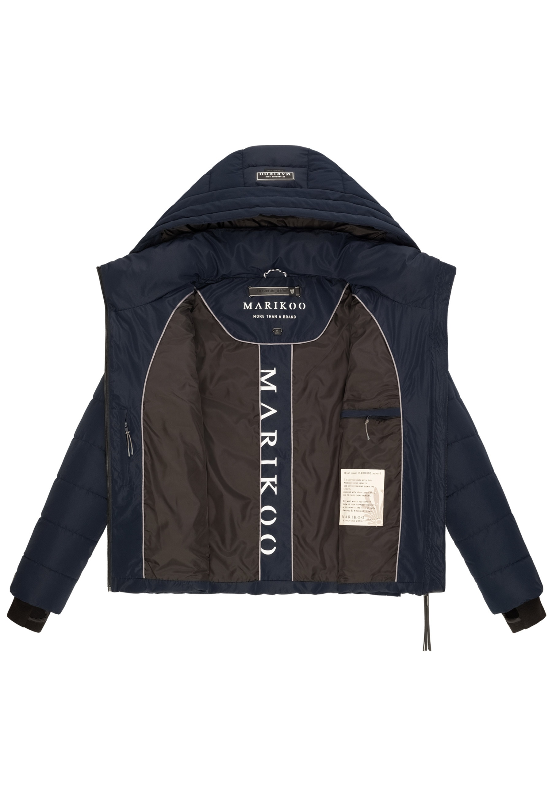 Marikoo Winterjacke »Marikoo Samuiaa Damen Steppjacke B986«