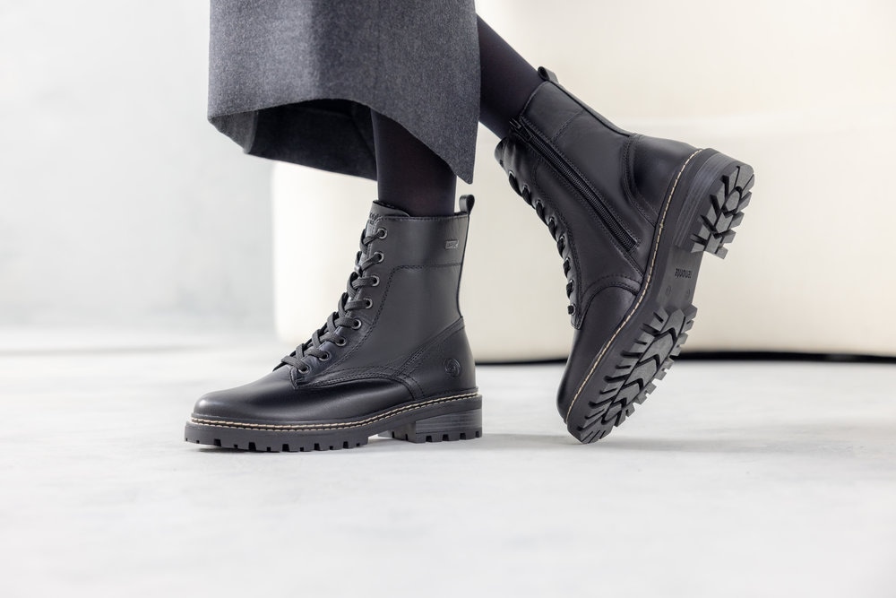 Remonte Schnürboots  Schnürstiefelette mit Innenreißverschluss, TEX-Membrane