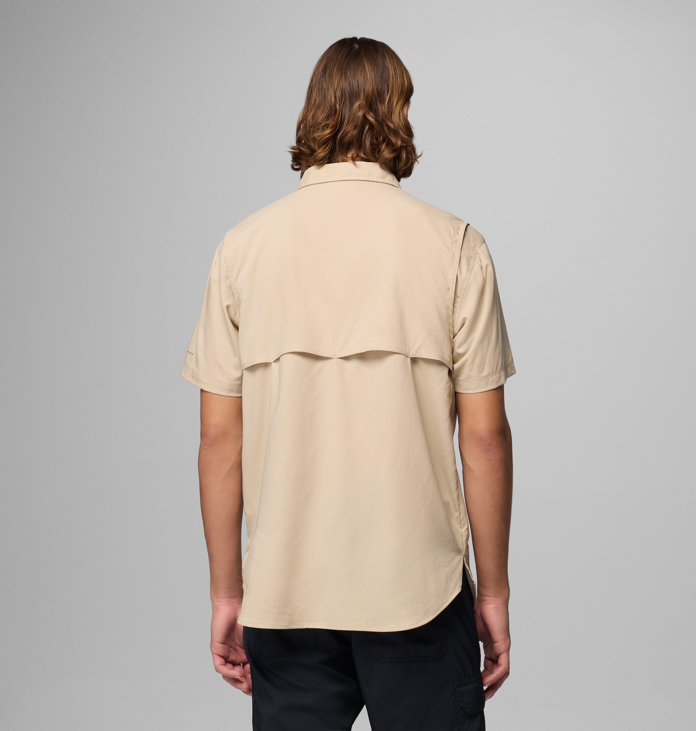 Columbia Funktionshemd Kurzarm-Ausführung, mit bequemer Passform, aus Polyester in Webart