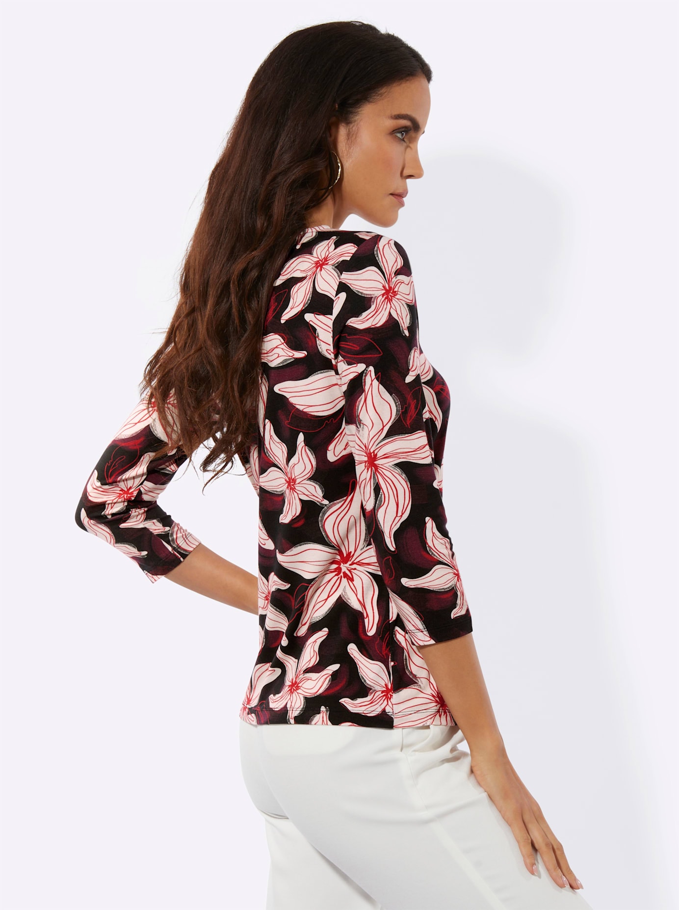 creation L Rundhalsshirt »Druck-Shirt« 1 tlg.