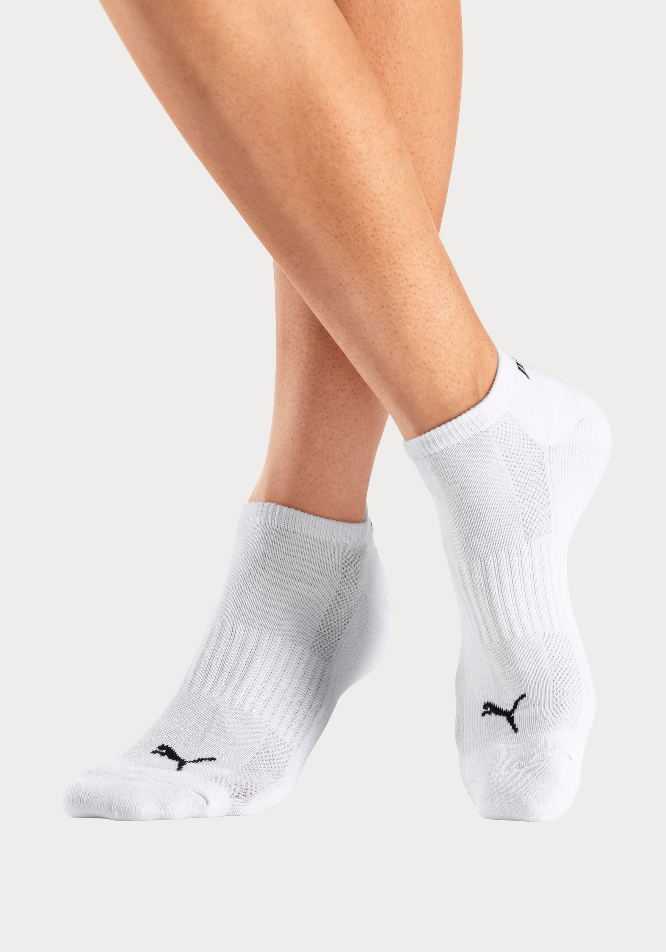 PUMA Sneakersocken, (3 Paar), mit Frottee