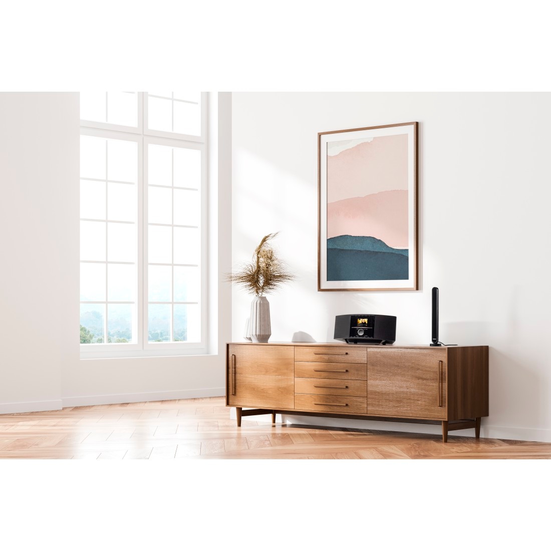 Hama Innenantenne »Antenne für DAB+, DAB, UKW (aktiv, 30dB Verstärkung)« DAB+ für Innenbereich Verstärkung 30 dB Zimmerantenne