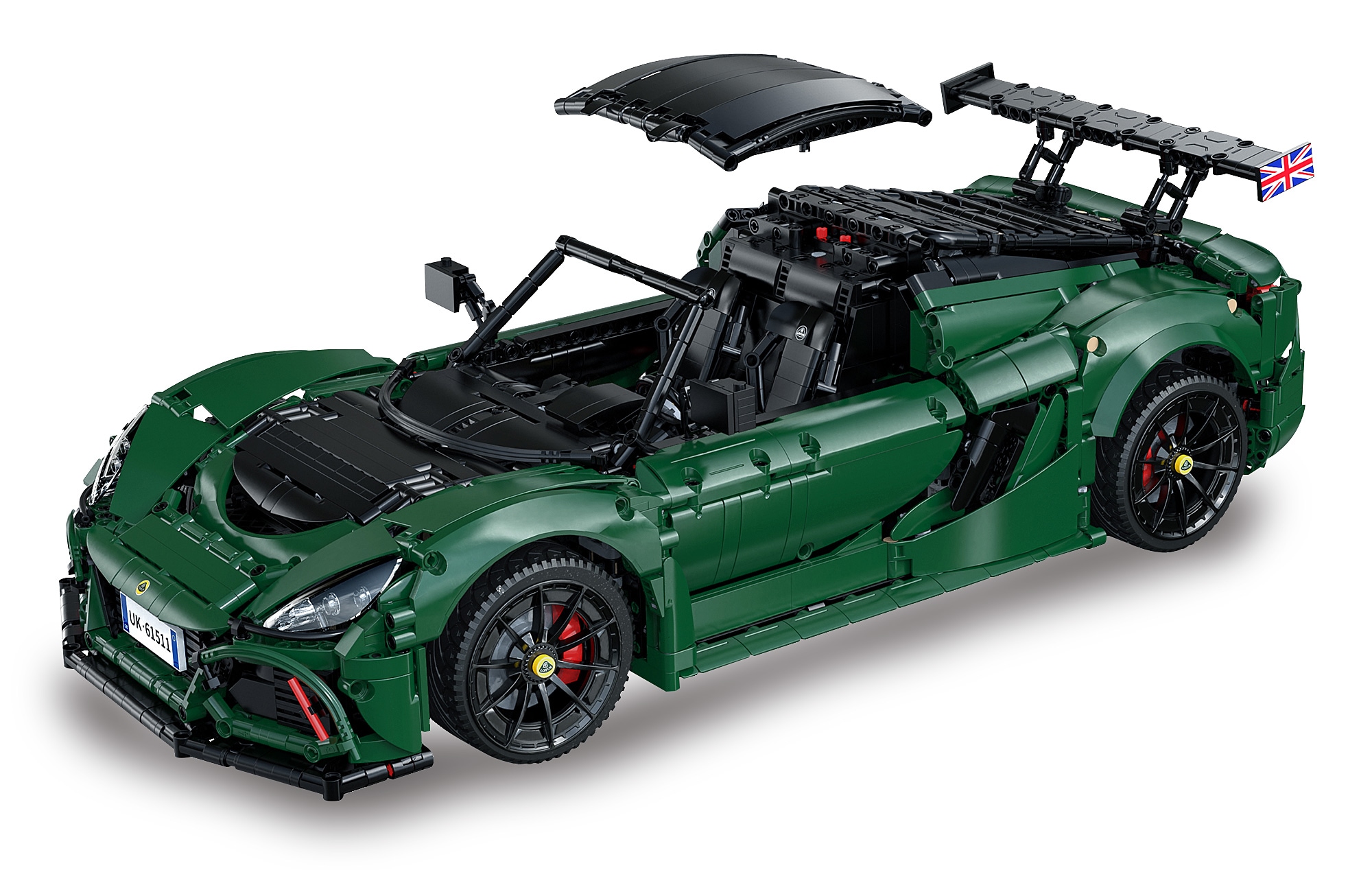 Jamara Konstruktions-Spielset »CaDA, Brick, Lotus Exige Cup 430 grün (402920)« im Maßstab 1:8