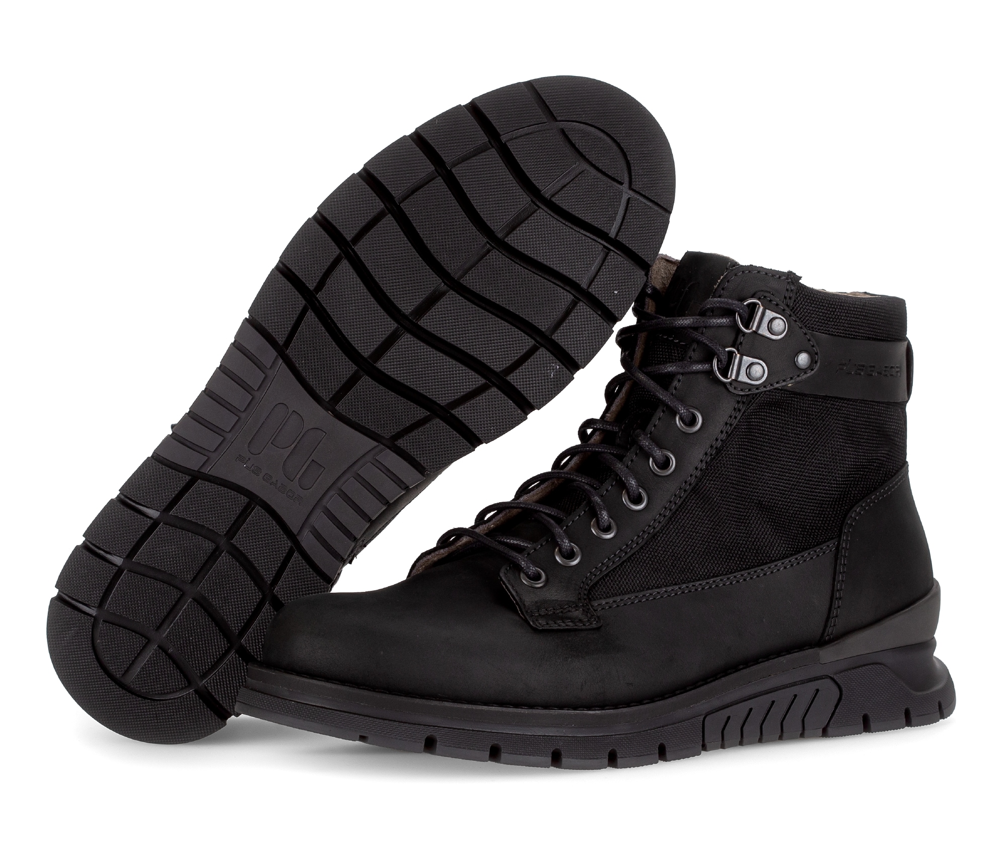 Pius Gabor Schnürboots  , Herbstboots, Outdoorschuh mit Ösen, Bequemweite G (= weit)