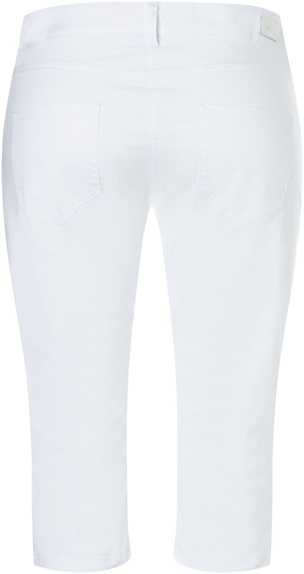 MAC Caprihose »Capri-Summer-Clean«, Sommerhose Kniebedeckend mit kleinem Schlitz am Saum