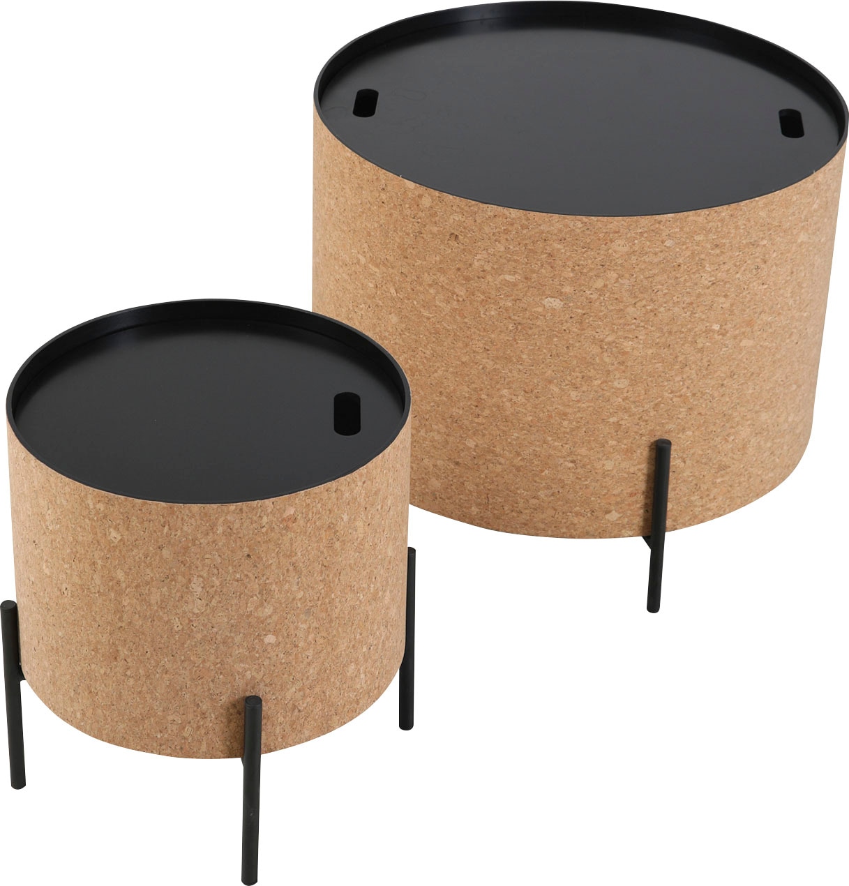 Home affaire Couchtisch, (Set, 2 St.), mit Stauraum im Inneren