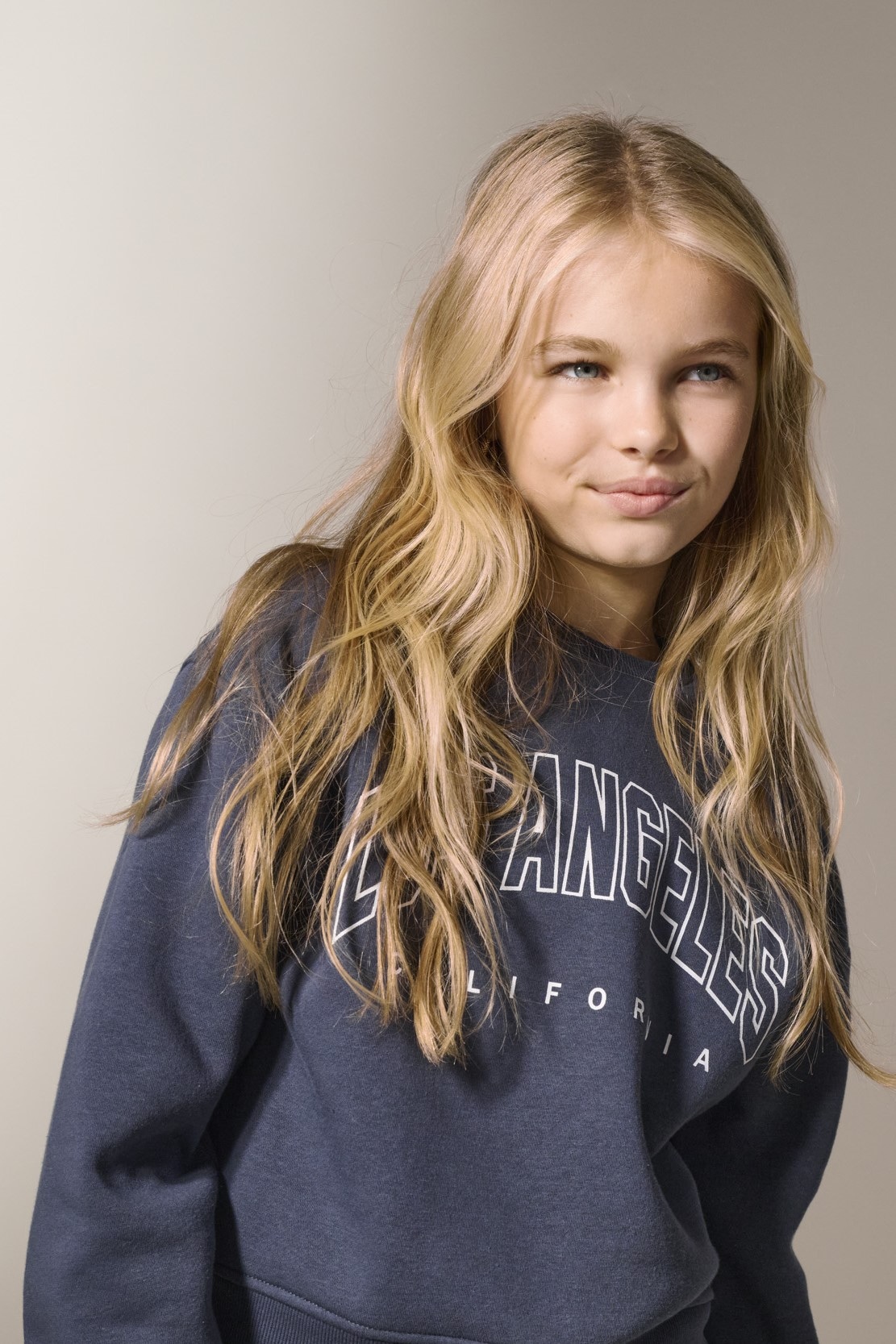 KIDS ONLY Sweatshirt »KOGSWEAT LIFE LS CREW O.SIZE STAT CP SWT«