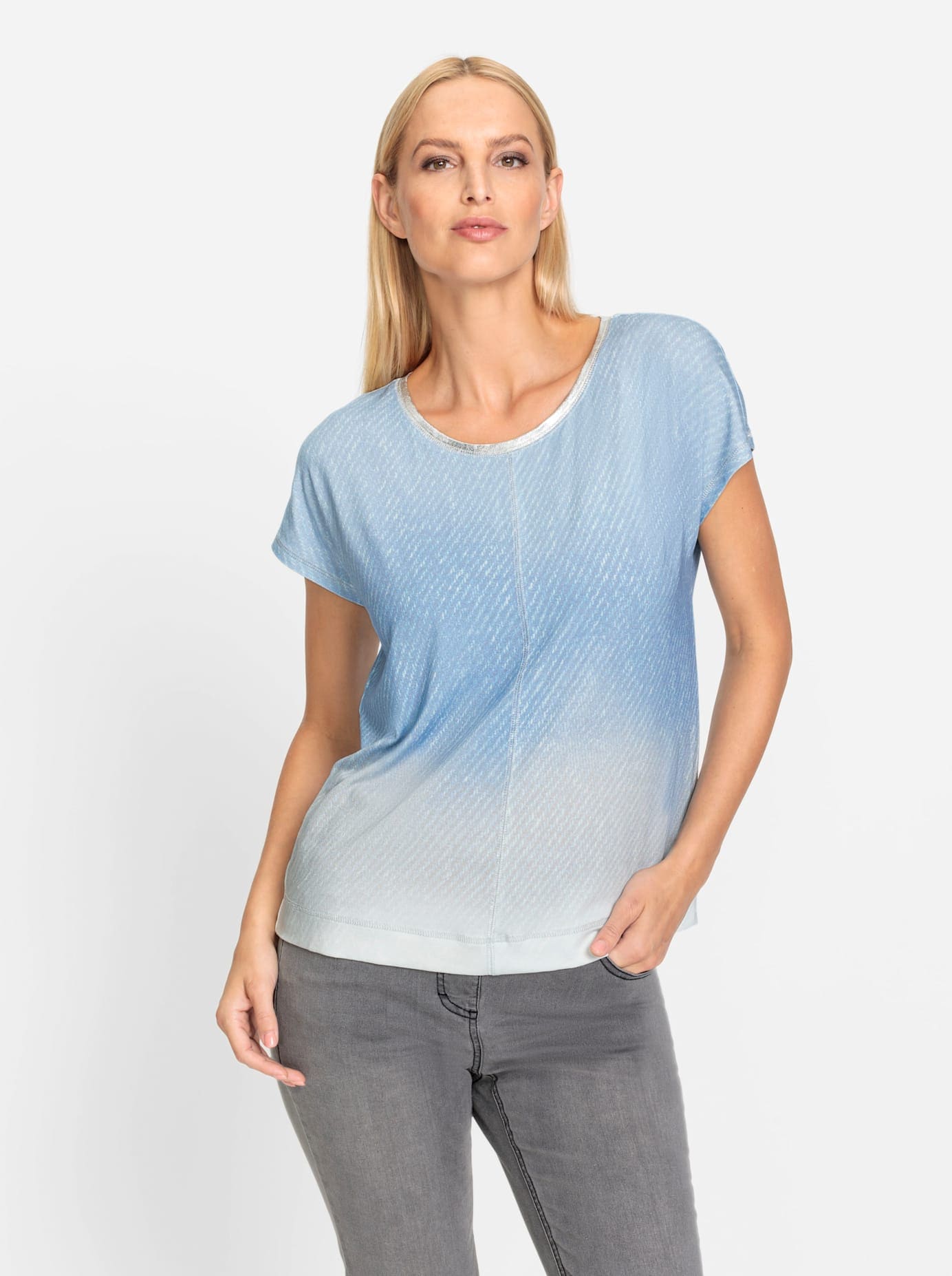 heine Rundhalsshirt »T-Shirt«, (1 tlg.)