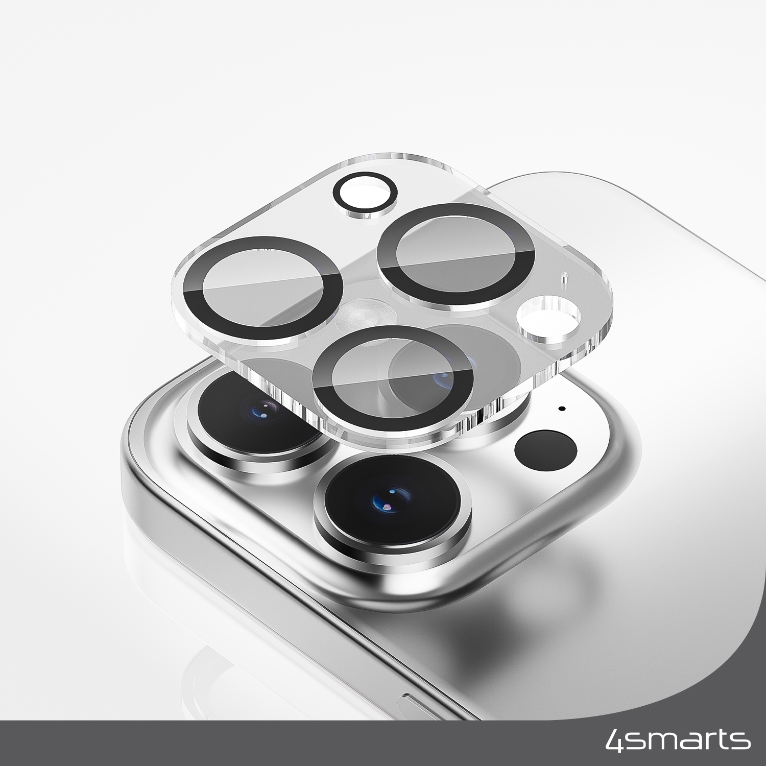 4smarts Kameraschutzglas »ProtectorGlass ➥ | (2er Pro-Apple Pro 15 für Garantie XXL Apple 3 15 Max UNIVERSAL Jahre iPhone Set)«, iPhone