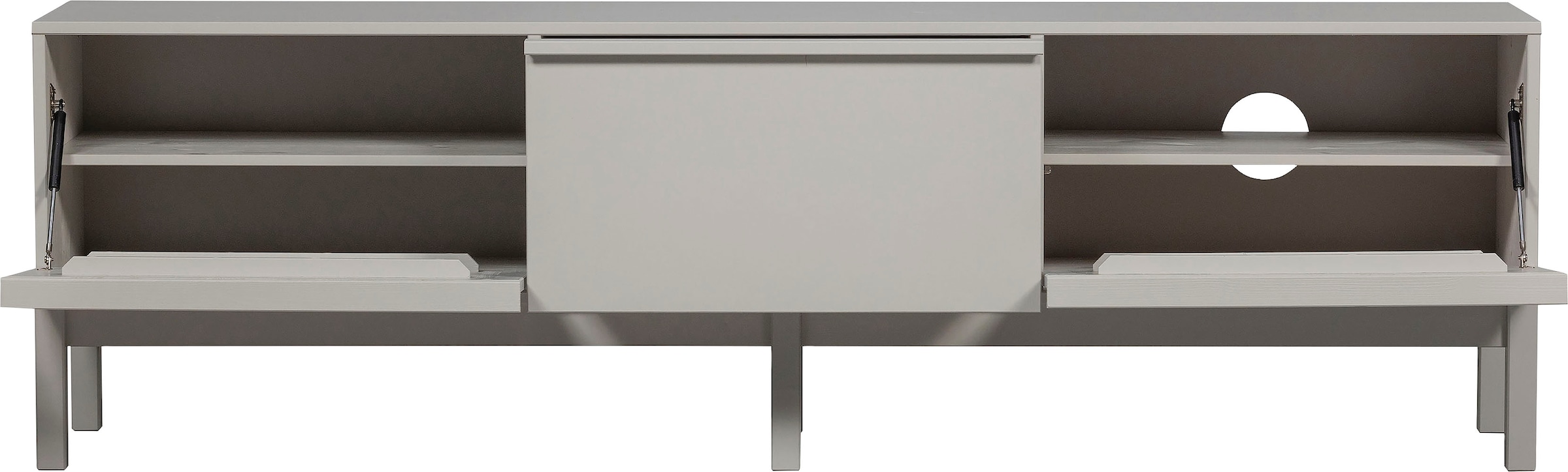WOOOD Lowboard »Klinik TV-Kommode«, Kommode aus Kiefernholz, H 60 cm x B 200 cm