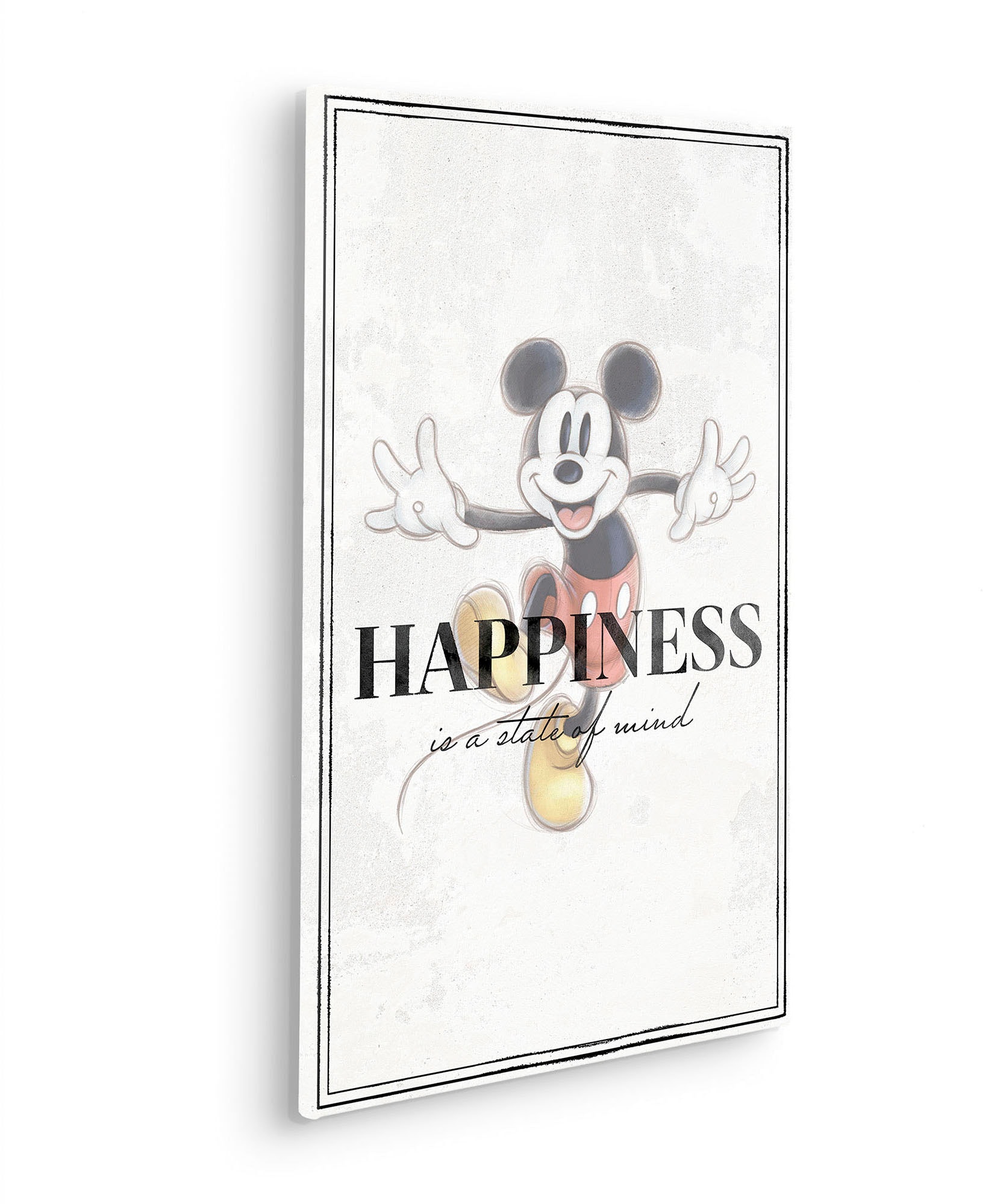 Komar Leinwandbild »Keilrahmenbild - Mickey Be Kind - Größe 40 x 60 cm«, Disney, (1 St., 40 x 60 cm (Breite x Höhe)