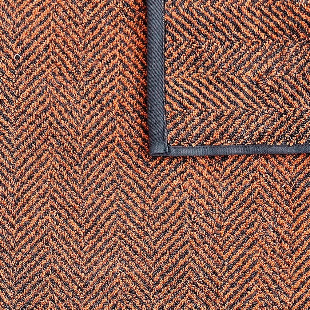 Dyckhoff Handtuch Set »Golden Shades Herringbone«, Set, 3 tlg., Walkfrottier, mit Fischgrät-Muster; 2 Handtücher (50x100cm), 1 Duschtuch (70x140cm)