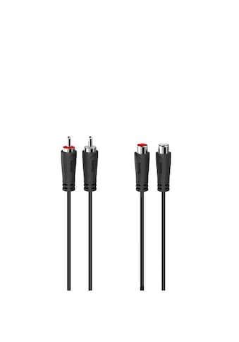 Hama Audio-Kabel »Audio Verlängerungskabel, 2 Cinch Stecker, 2 Cinch Kupplungen 5m«,... kaufen